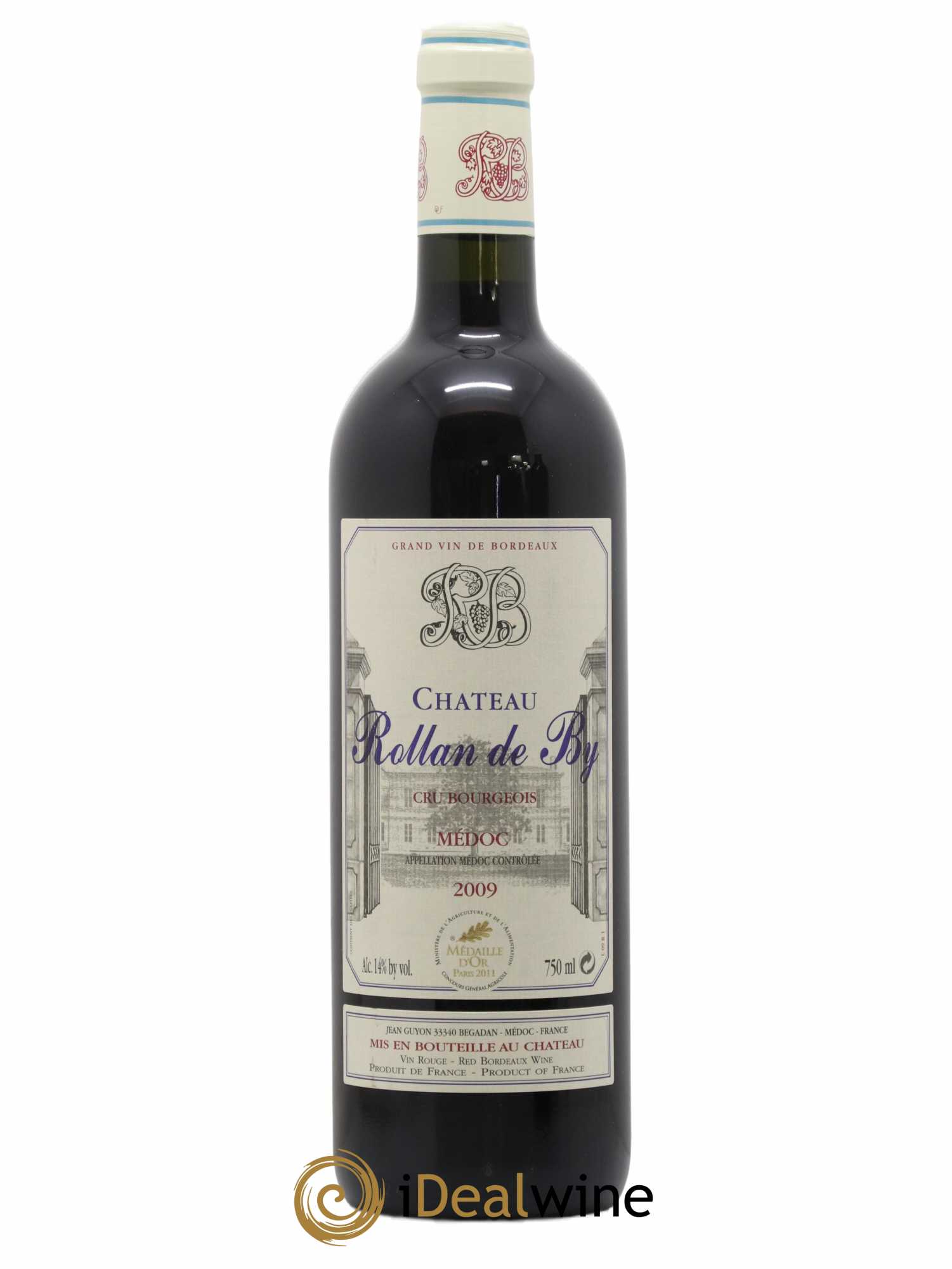 Château Rollan de By Cru Bourgeois 2009 - Lot de 1 bouteille - 0