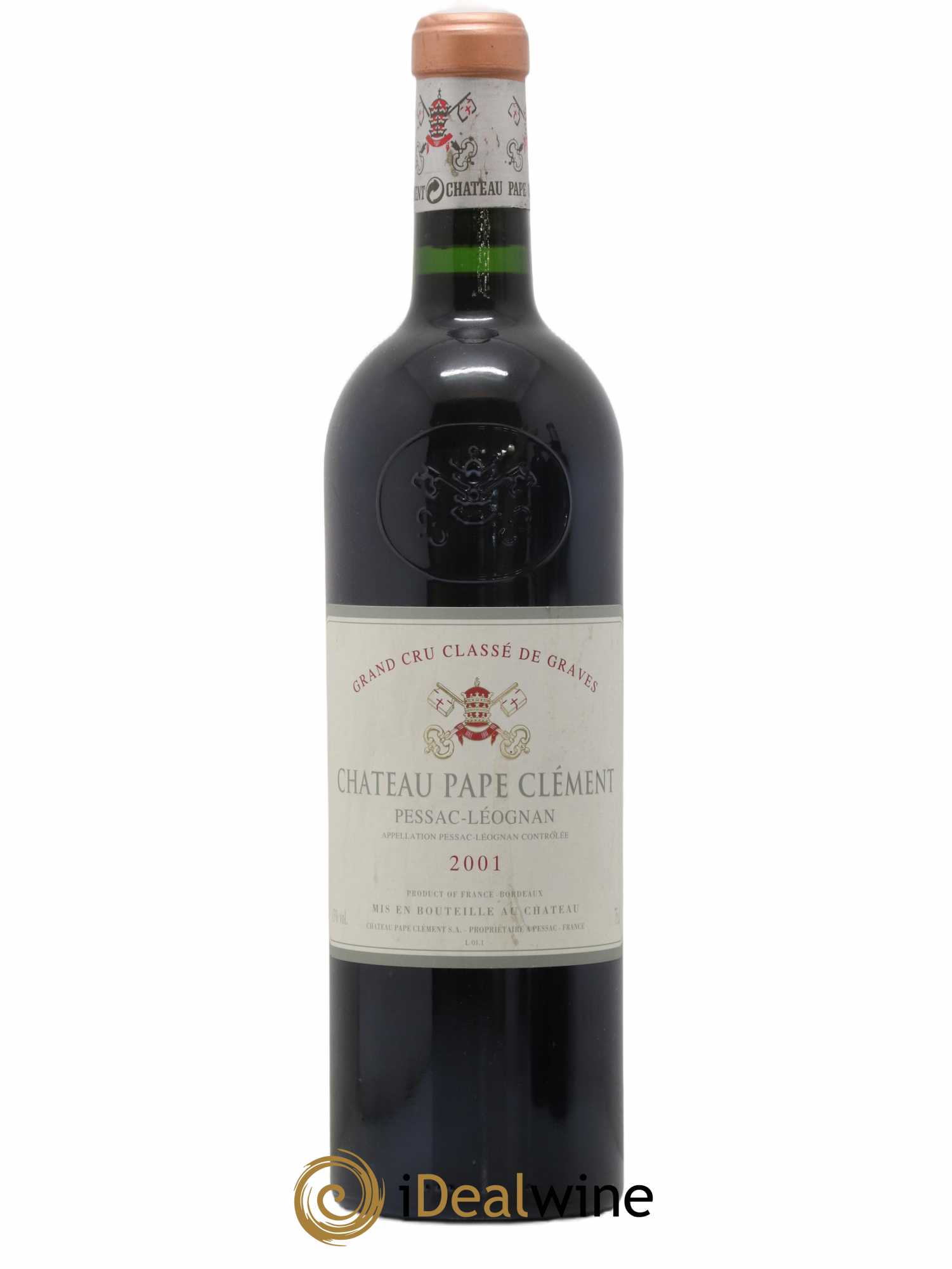 Château Pape Clément Cru Classé de Graves 2001 - Lot de 1 bouteille - 0