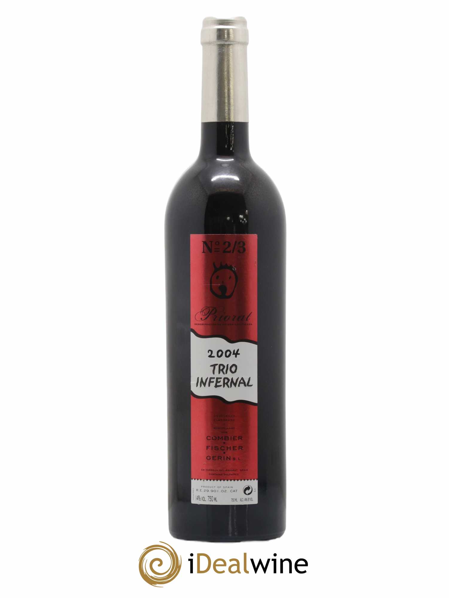 Priorat Trio infernal DOCA N°2-3 Laurent Combier - Peter Fischer - Jean Michel Gerin 2004 - Lot de 1 bouteille - 0