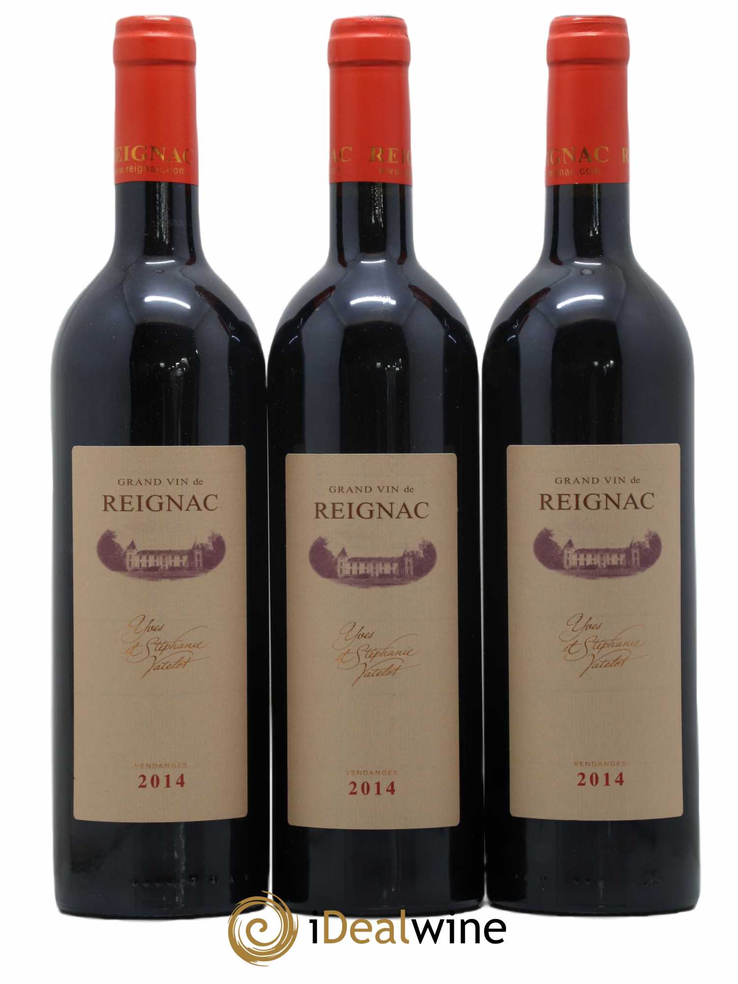 Grand vin de Reignac 2014 - Lot de 3 bouteilles - 0