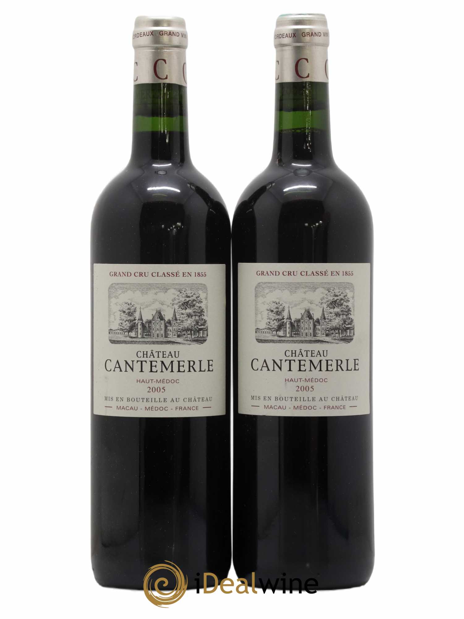 Château Cantemerle 5ème Grand Cru Classé 2005 - Lot de 2 bouteilles - 0