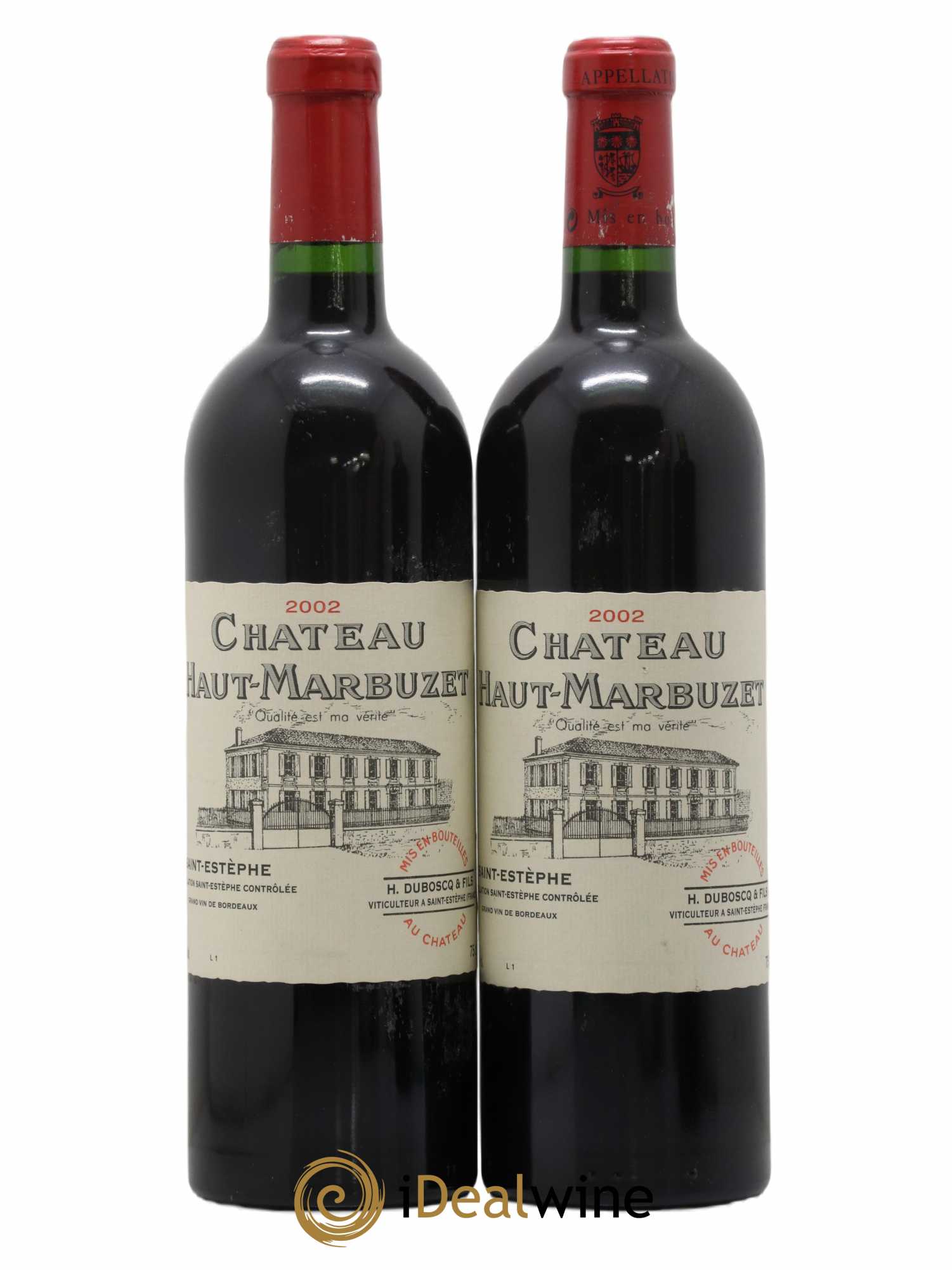 Château Haut Marbuzet 2002 - Lot de 2 bouteilles - 0