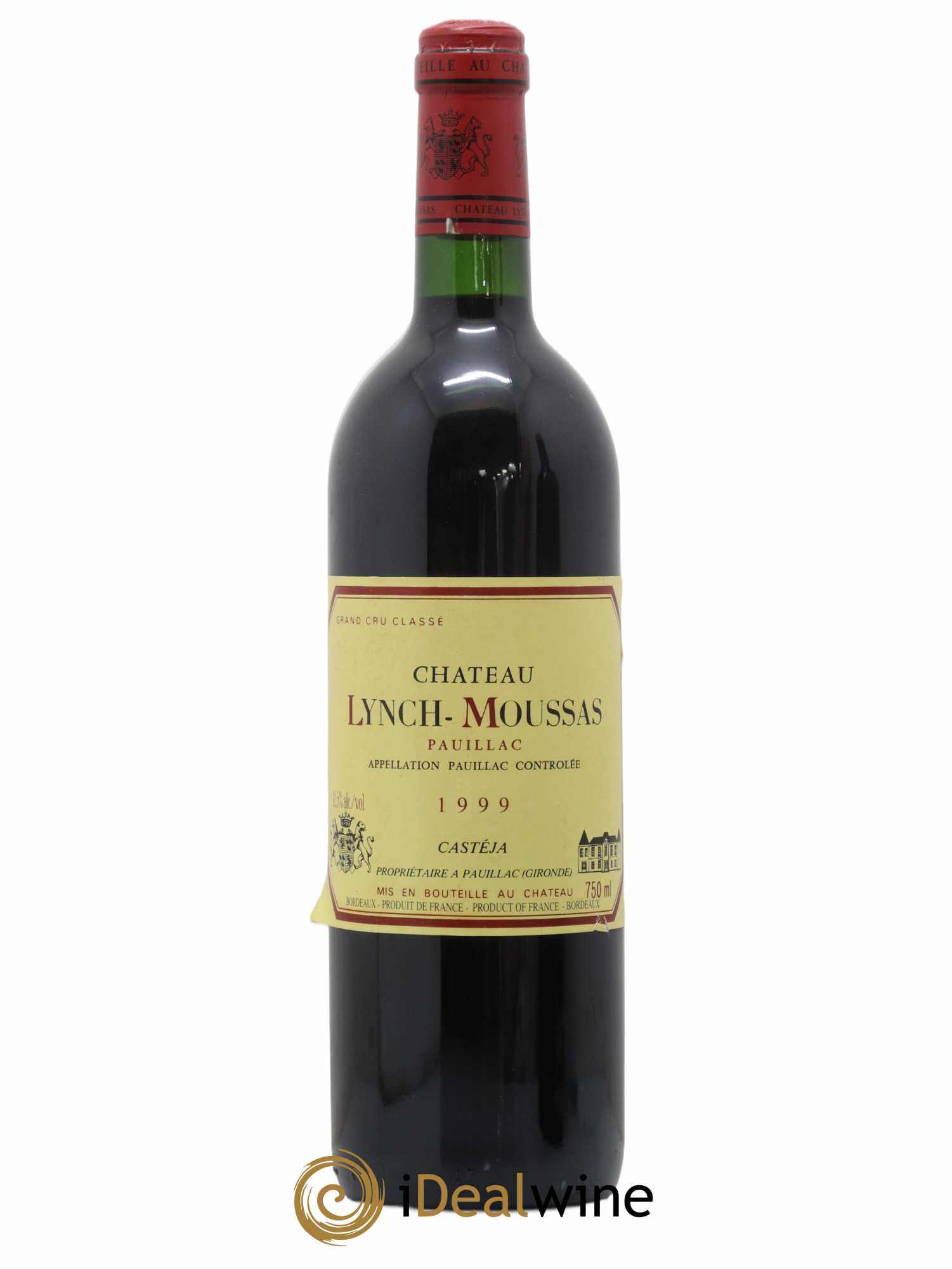 Château Lynch Moussas 5ème Grand Cru Classé 1999 - Lot de 1 bouteille - 0