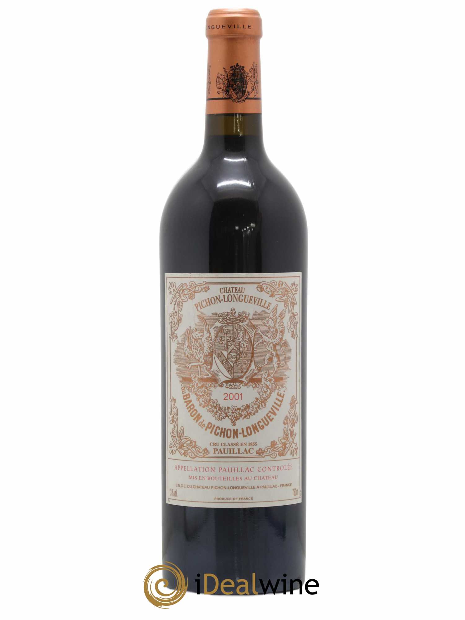 Pichon Longueville Baron 2ème Grand Cru Classé 2001 - Lot de 1 bouteille - 0