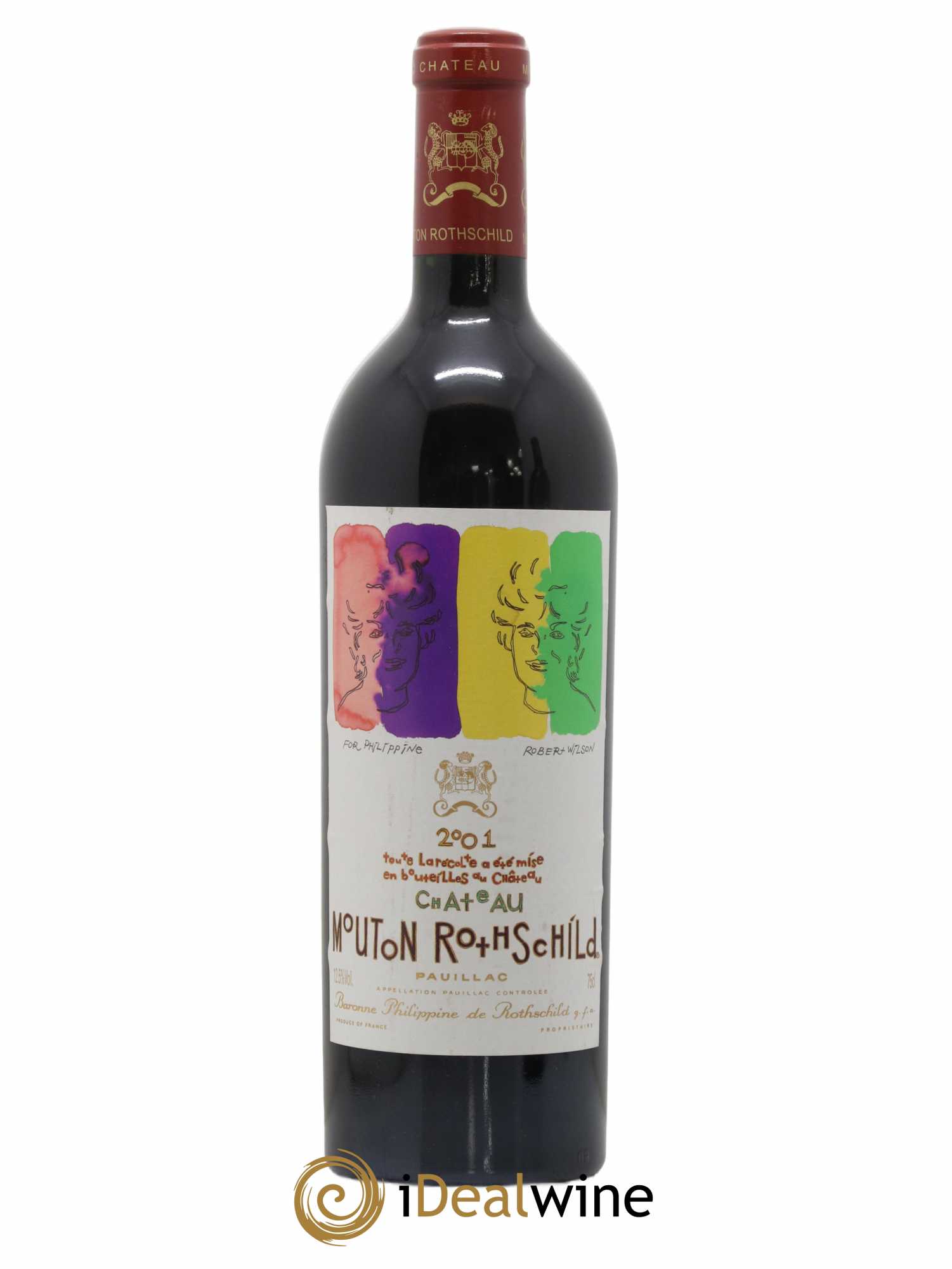 Château Mouton Rothschild 1er Grand Cru Classé 2001 - Posten von 1 Flasche - 0
