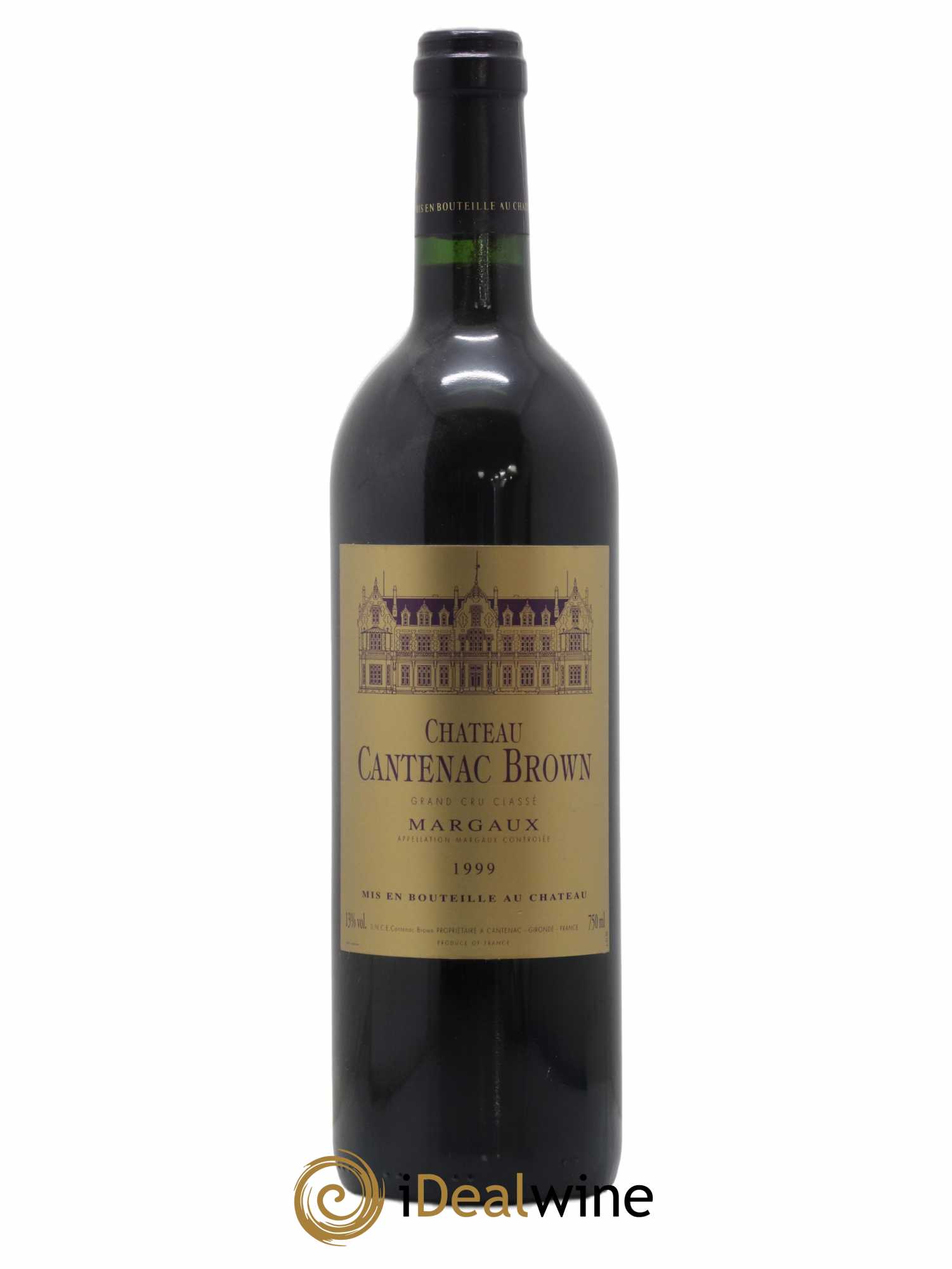Château Cantenac Brown 3ème Grand Cru Classé 1999 - Lot de 1 bouteille - 0