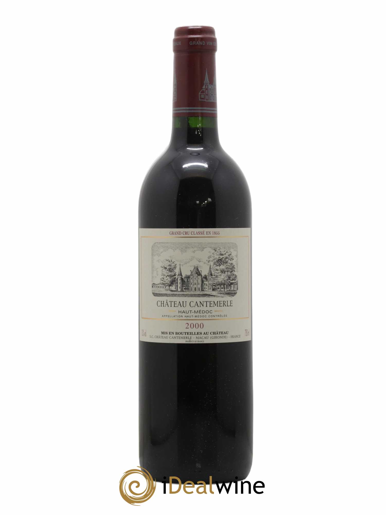 Château Cantemerle 5ème Grand Cru Classé 2000 - Lot de 1 bouteille - 0