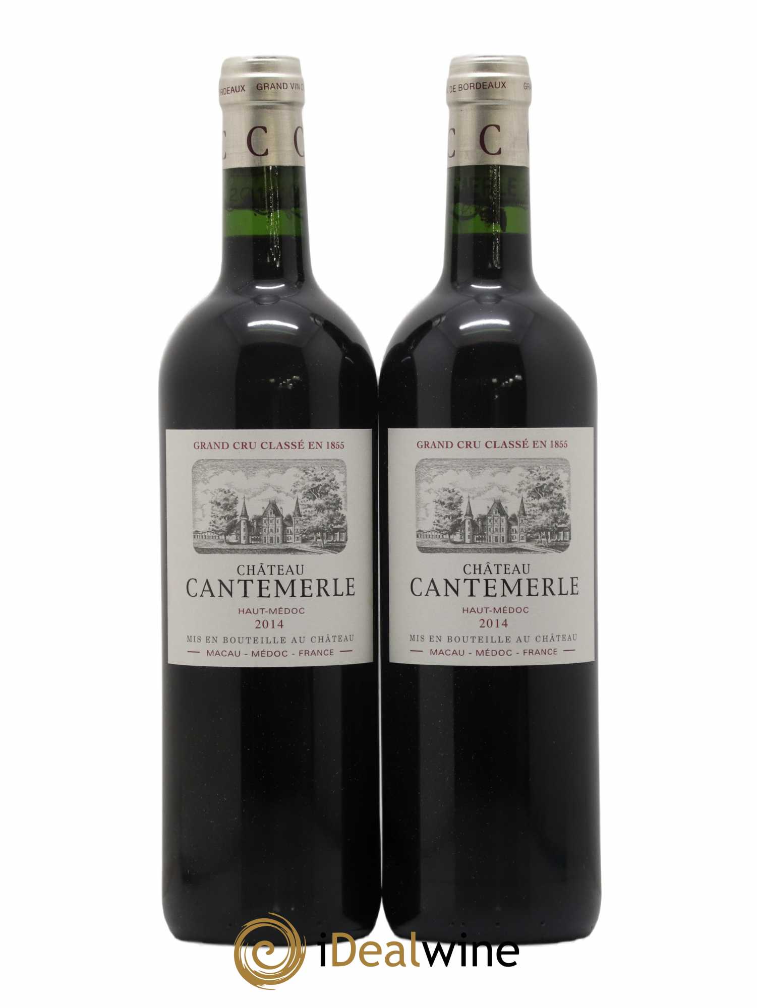 Château Cantemerle 5ème Grand Cru Classé 2014 - Lot de 2 bouteilles - 0