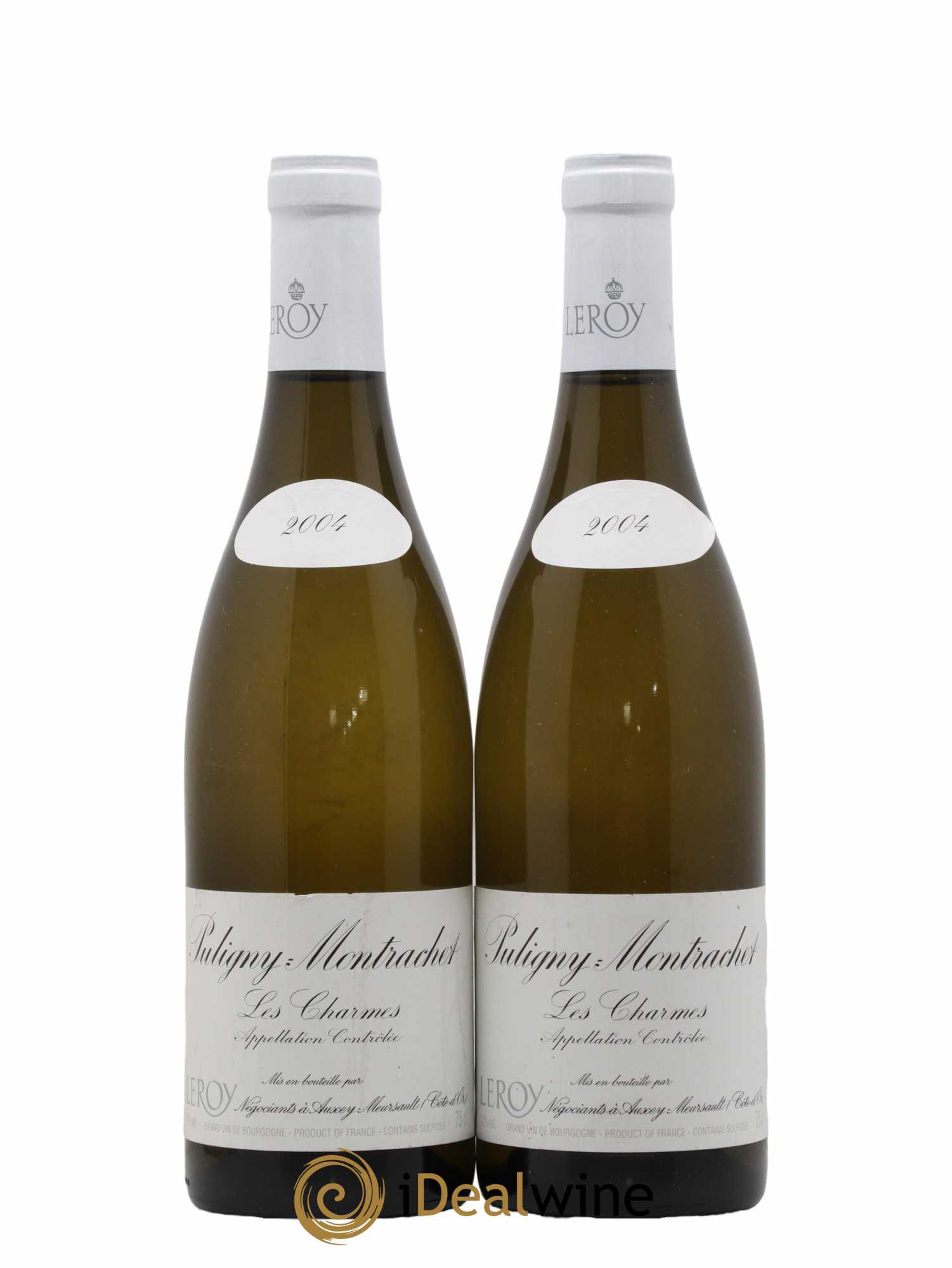 Puligny-Montrachet Les Charmes Leroy SA 2004 - Lot de 2 bouteilles - 0
