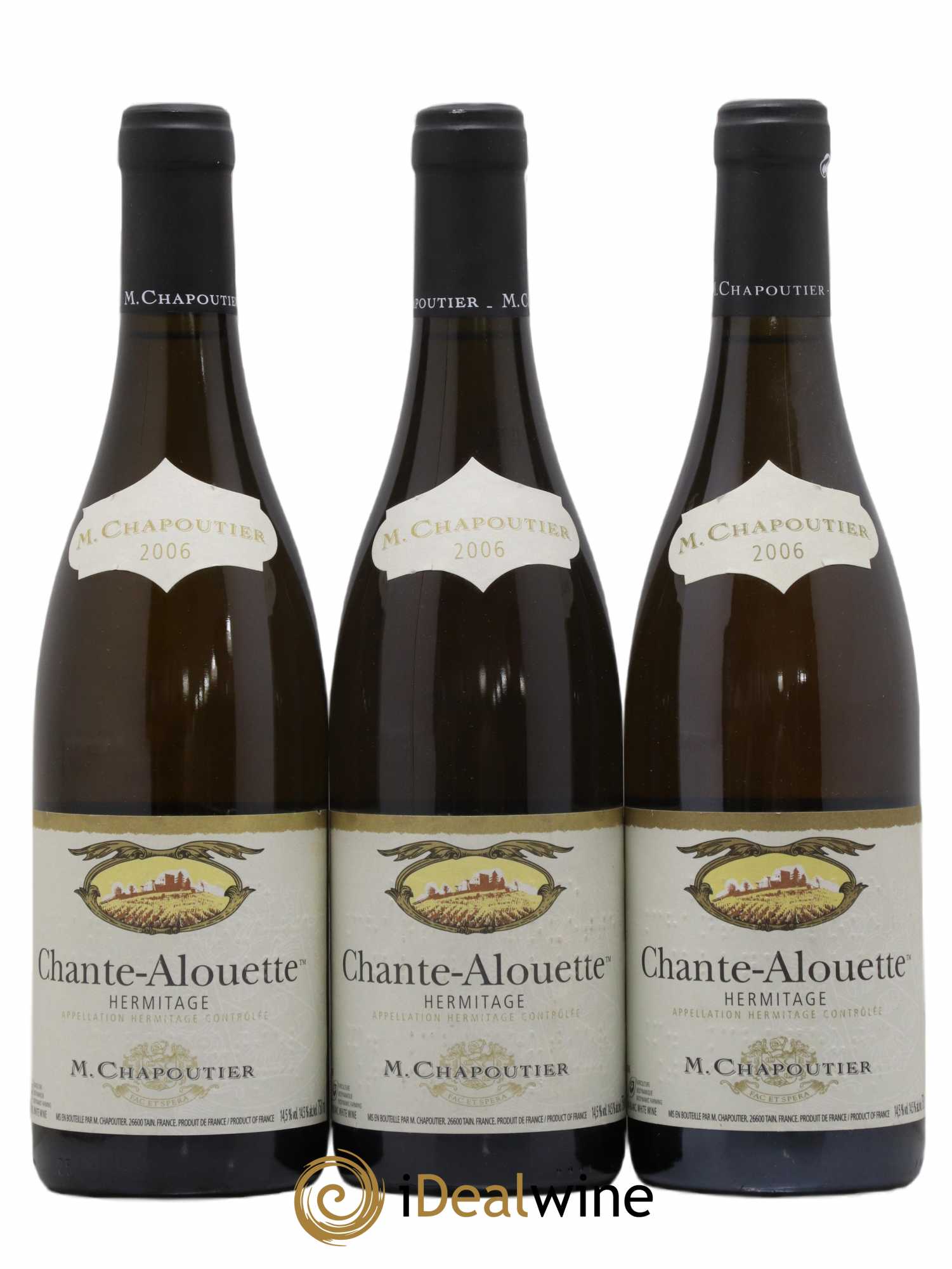 Hermitage Chante Alouette Chapoutier 2006 - Lotto di 3 bottiglie - 0