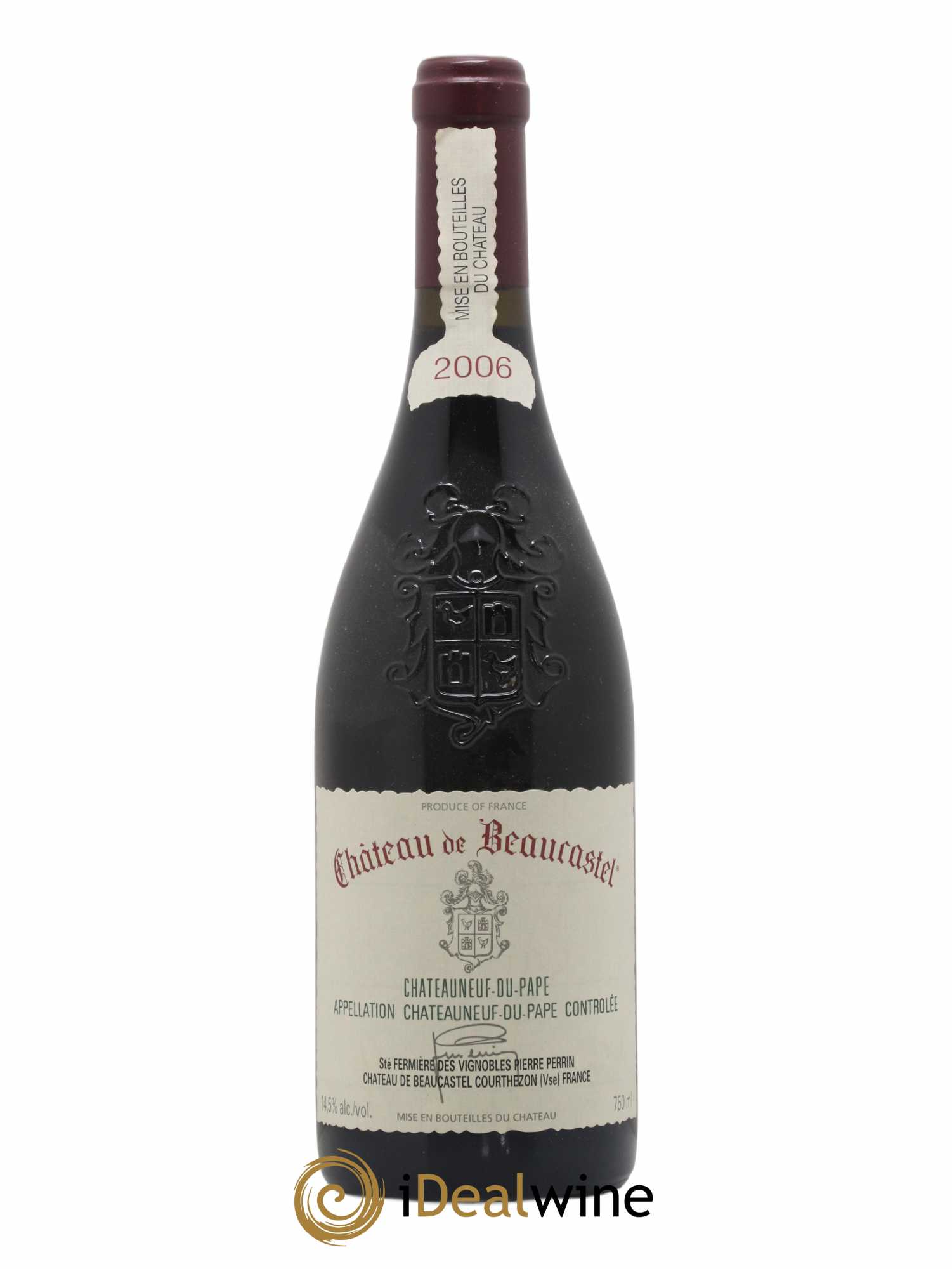 Châteauneuf-du-Pape Château de Beaucastel Famille Perrin 2006 - Lot de 1 bouteille - 0
