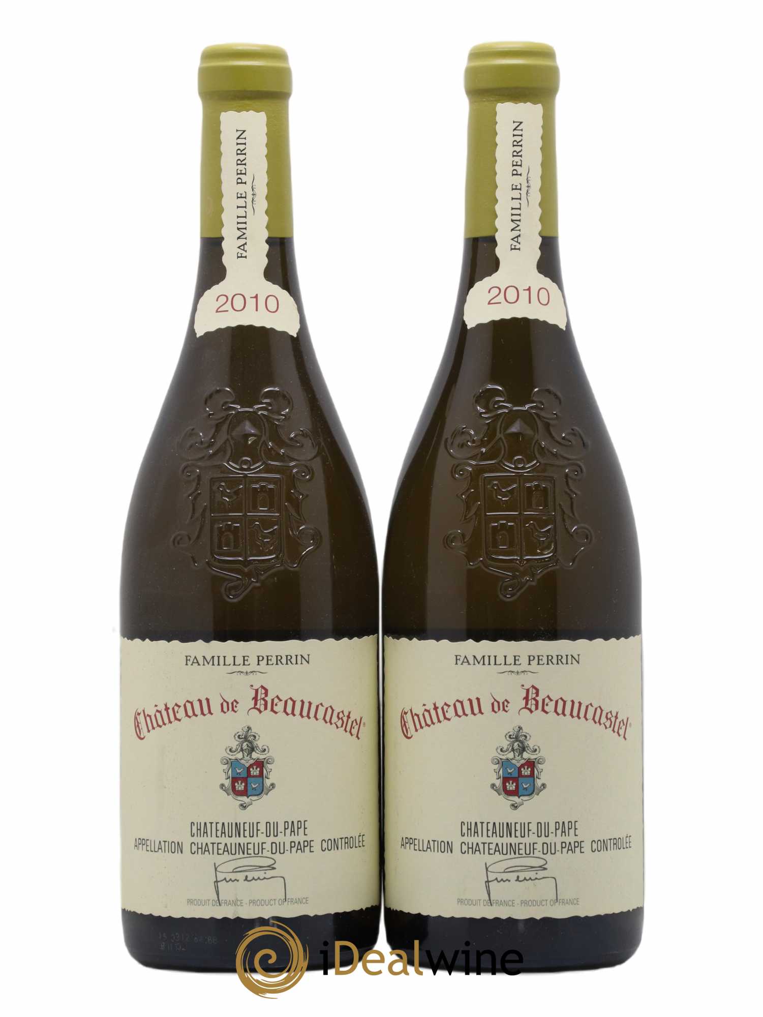 Châteauneuf-du-Pape Château de Beaucastel Famille Perrin 2010 - Lot de 2 bouteilles - 0