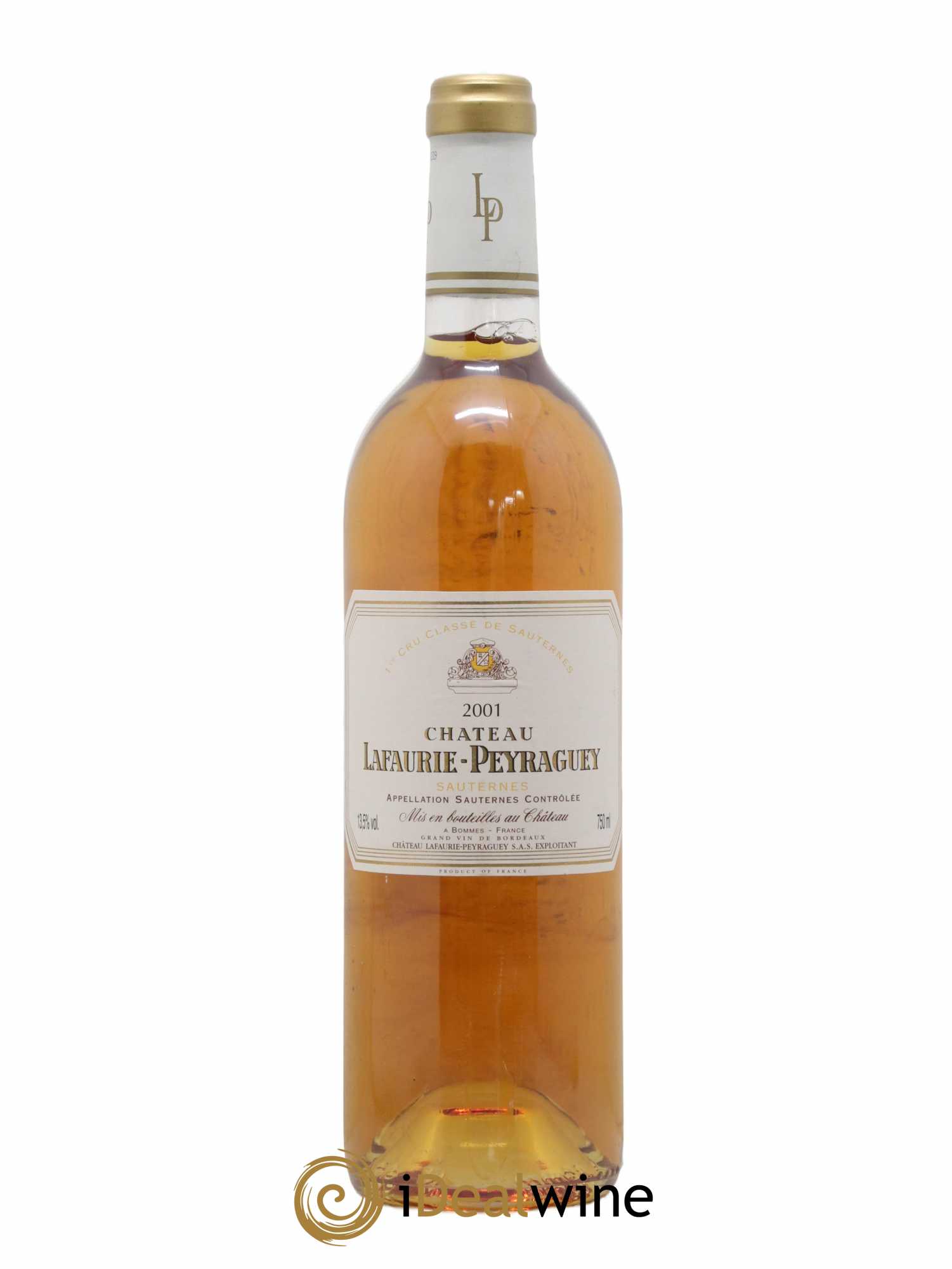 Château Lafaurie-Peyraguey 1er Grand Cru Classé 2001 - Lot de 1 bouteille - 0