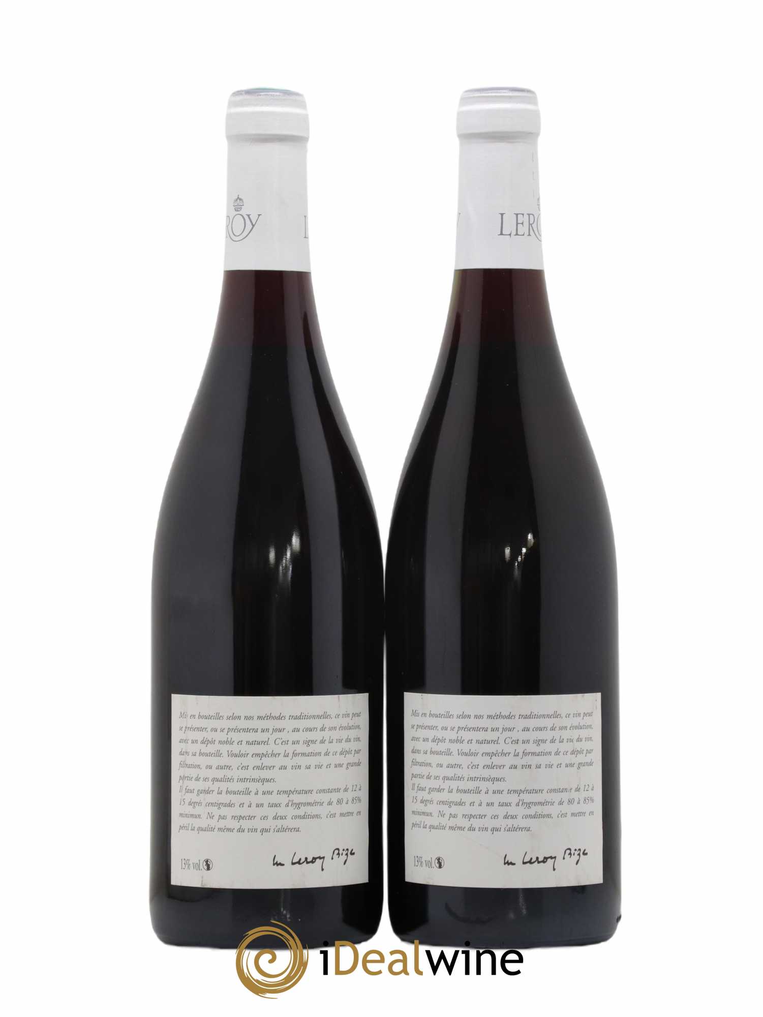 Morey-Saint-Denis 1er Cru Clos des Ormes Leroy SA 2007 - Lot de 2 bouteilles - 1