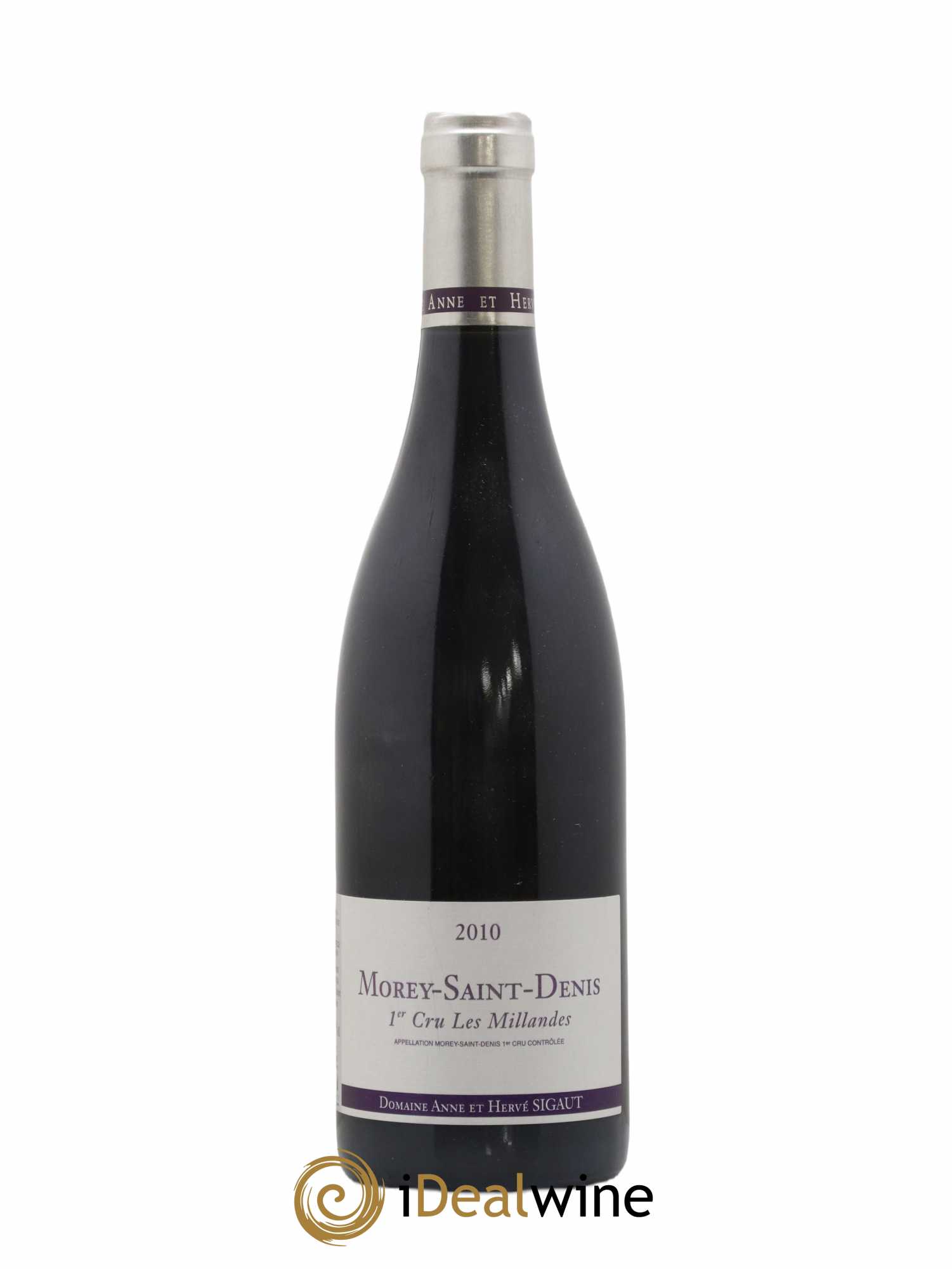 Morey-Saint-Denis 1er Cru Les Millandes Anne et Hervé Sigault 2010 - Lot de 1 bouteille - 0