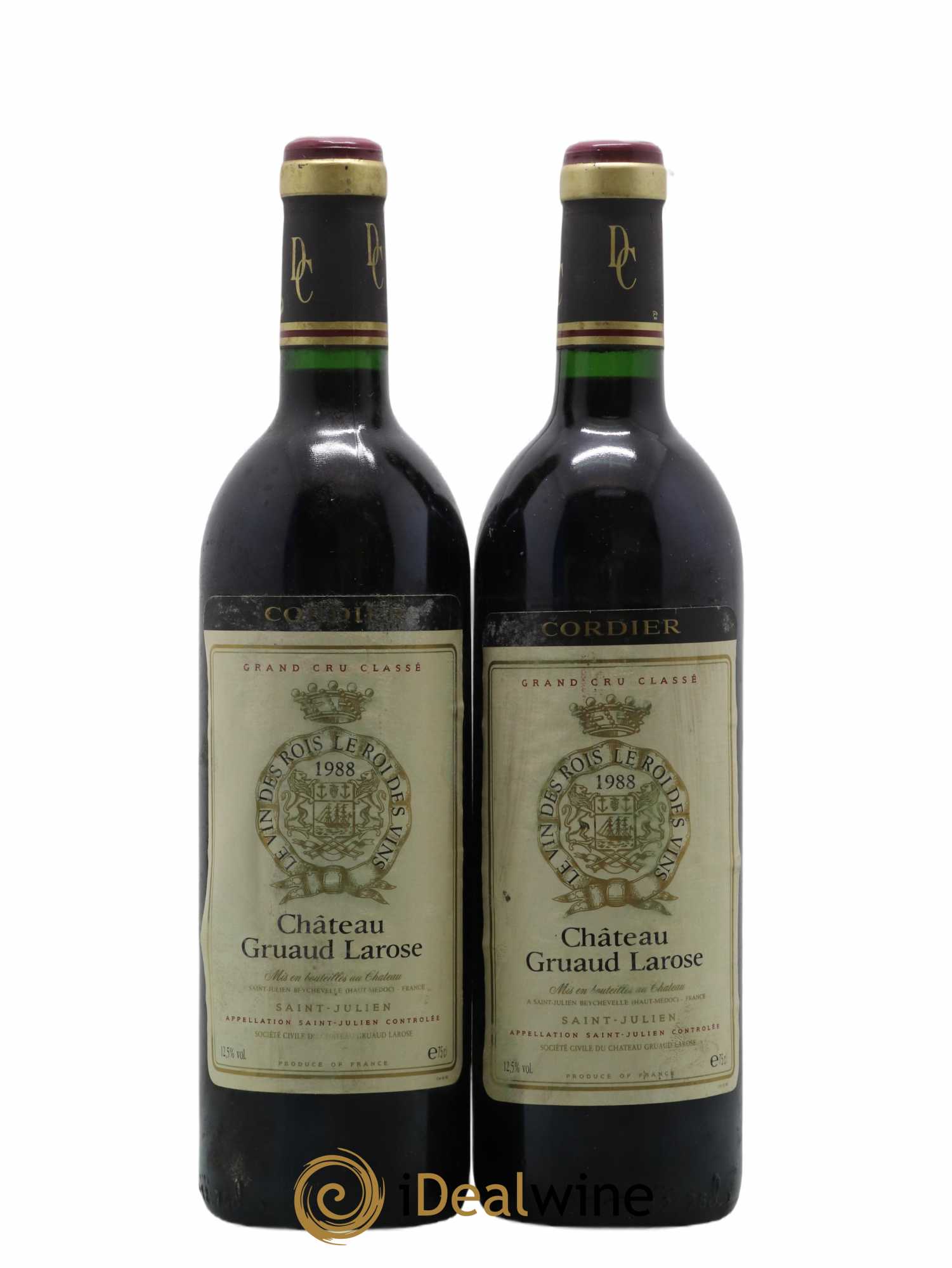 Château Gruaud Larose 2ème Grand Cru Classé 1988 - Lot de 2 bouteilles - 0