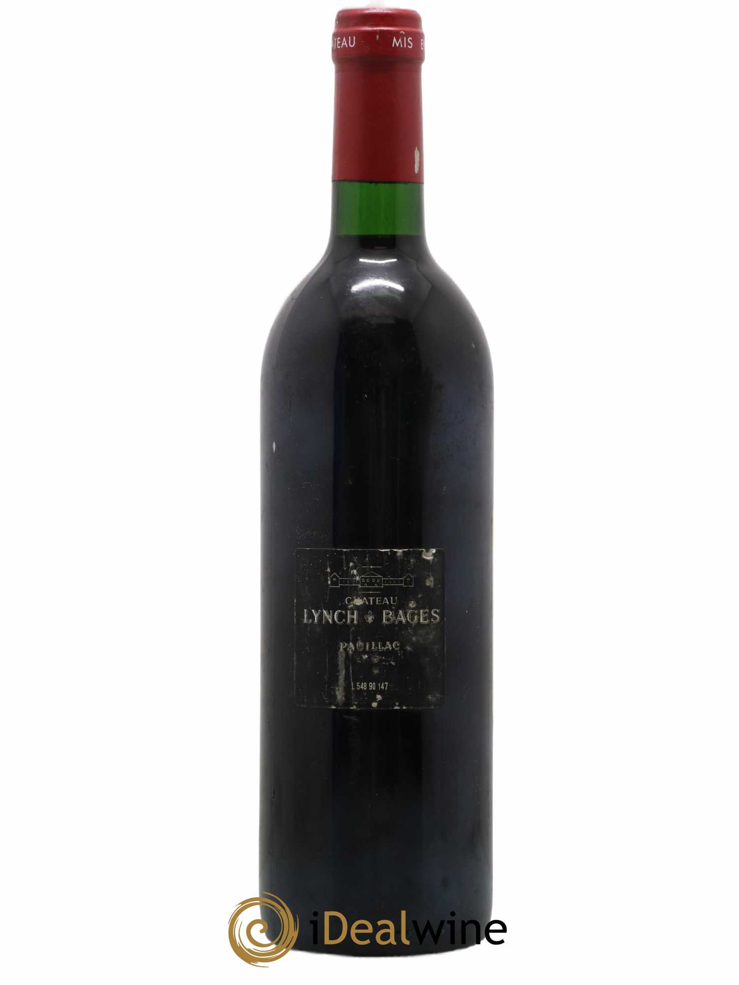 Château Lynch Bages 5ème Grand Cru Classé 1990 - Lot de 1 bouteille - 1
