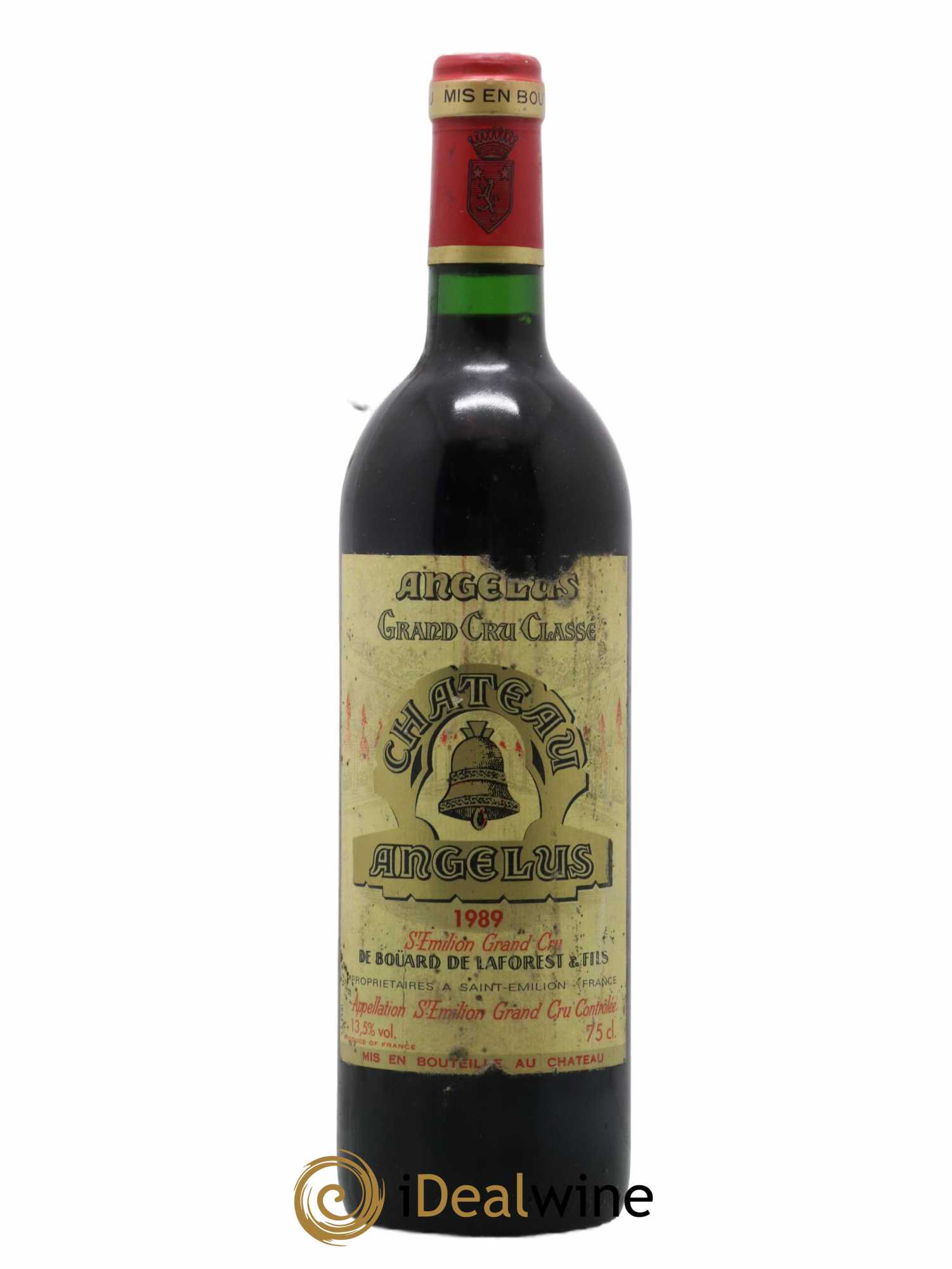 Château Angélus 1er Grand Cru Classé A 1989 - Lot de 1 bouteille - 0