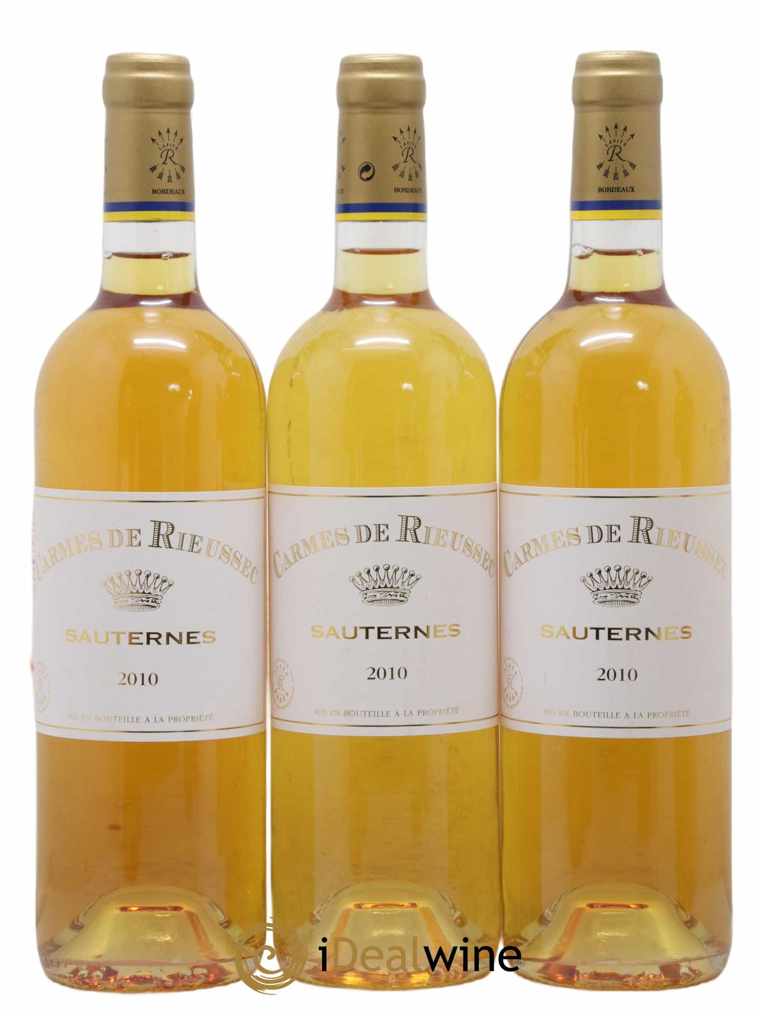 Carmes de Rieussec 2010 - Posten von 6 Flaschen - 2
