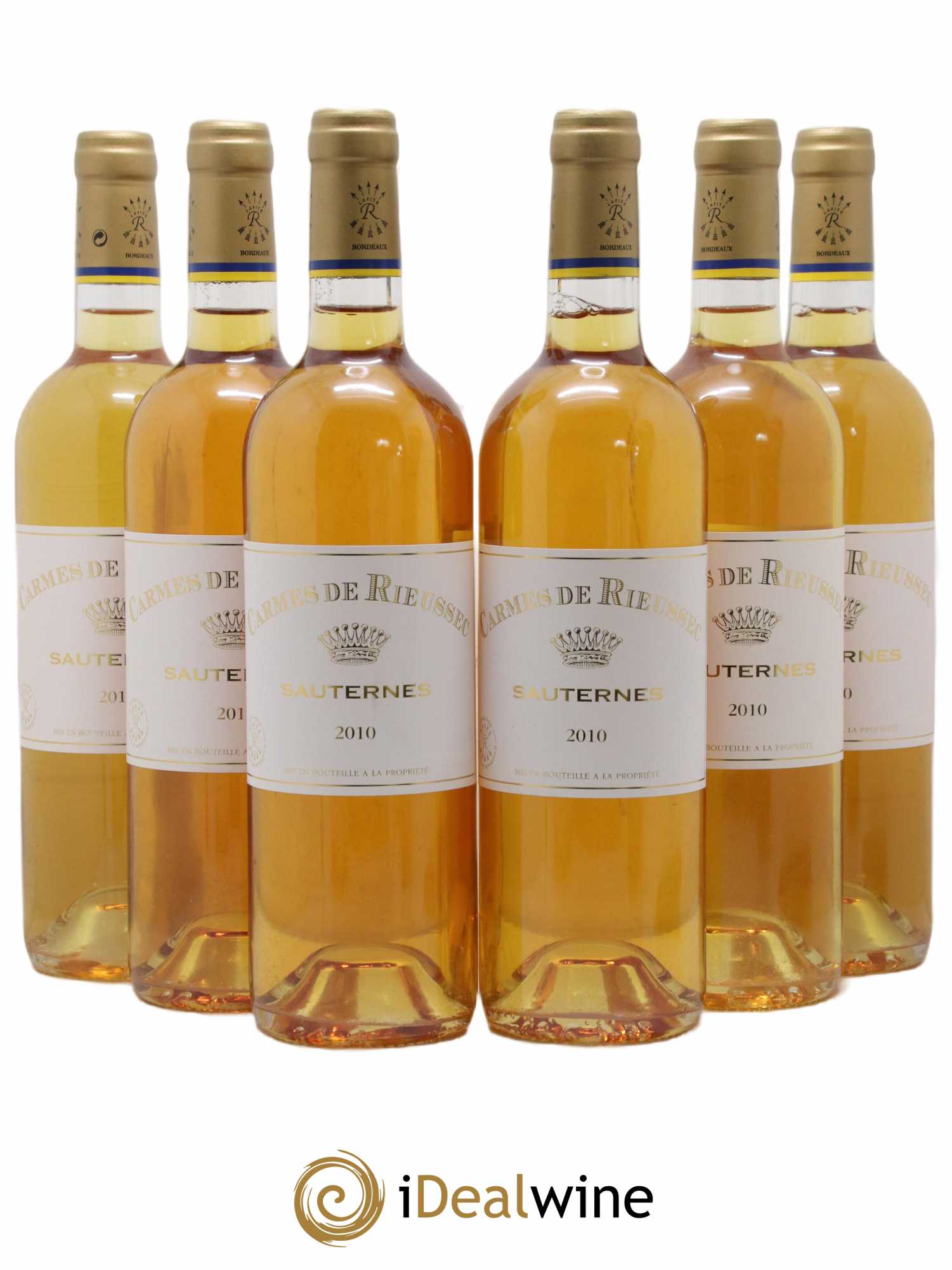 Carmes de Rieussec 2010 - Posten von 6 Flaschen - 0
