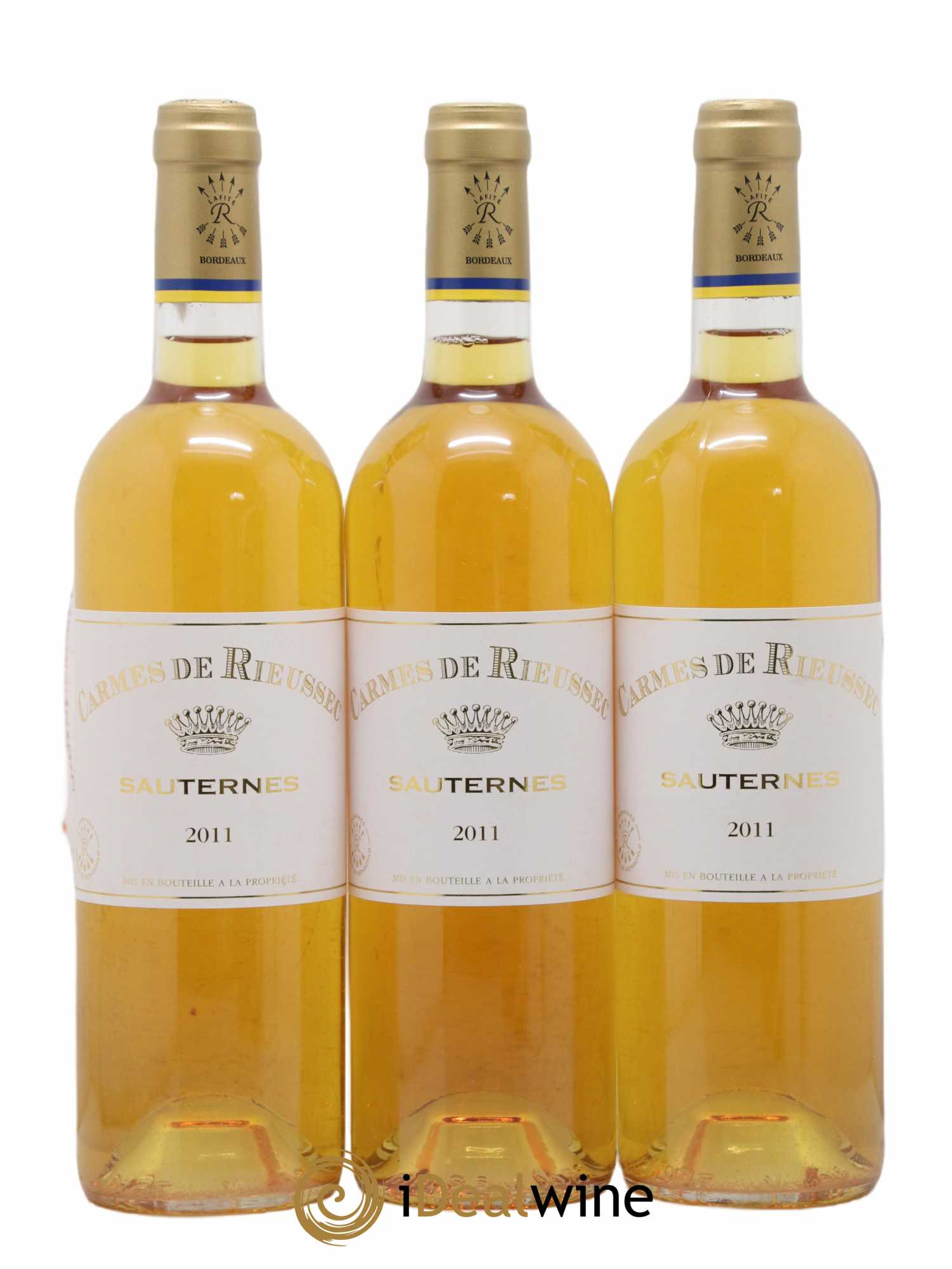 Carmes de Rieussec 2011 - Posten von 3 Flaschen - 0