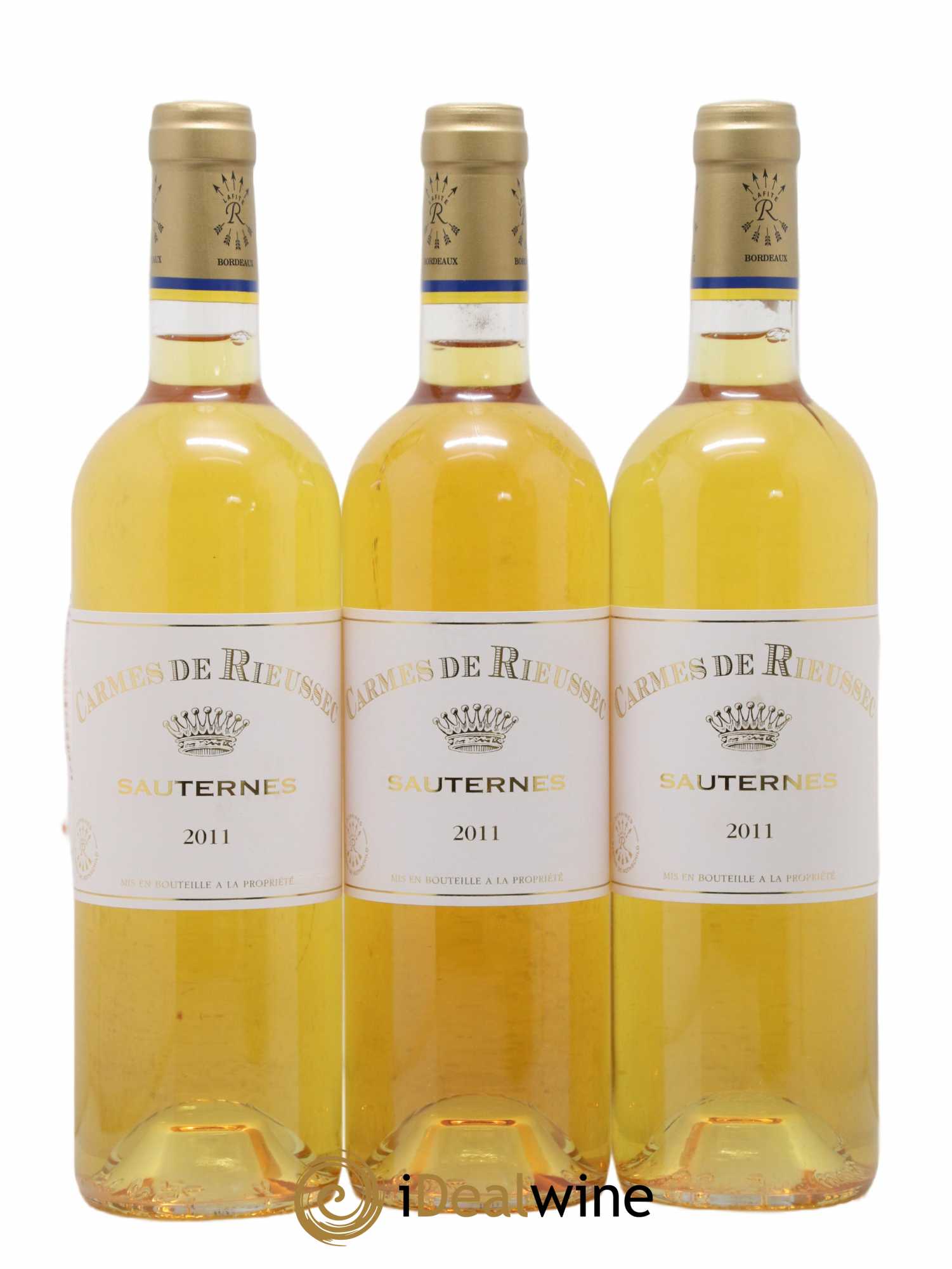Carmes de Rieussec 2011 - Posten von 3 Flaschen - 0