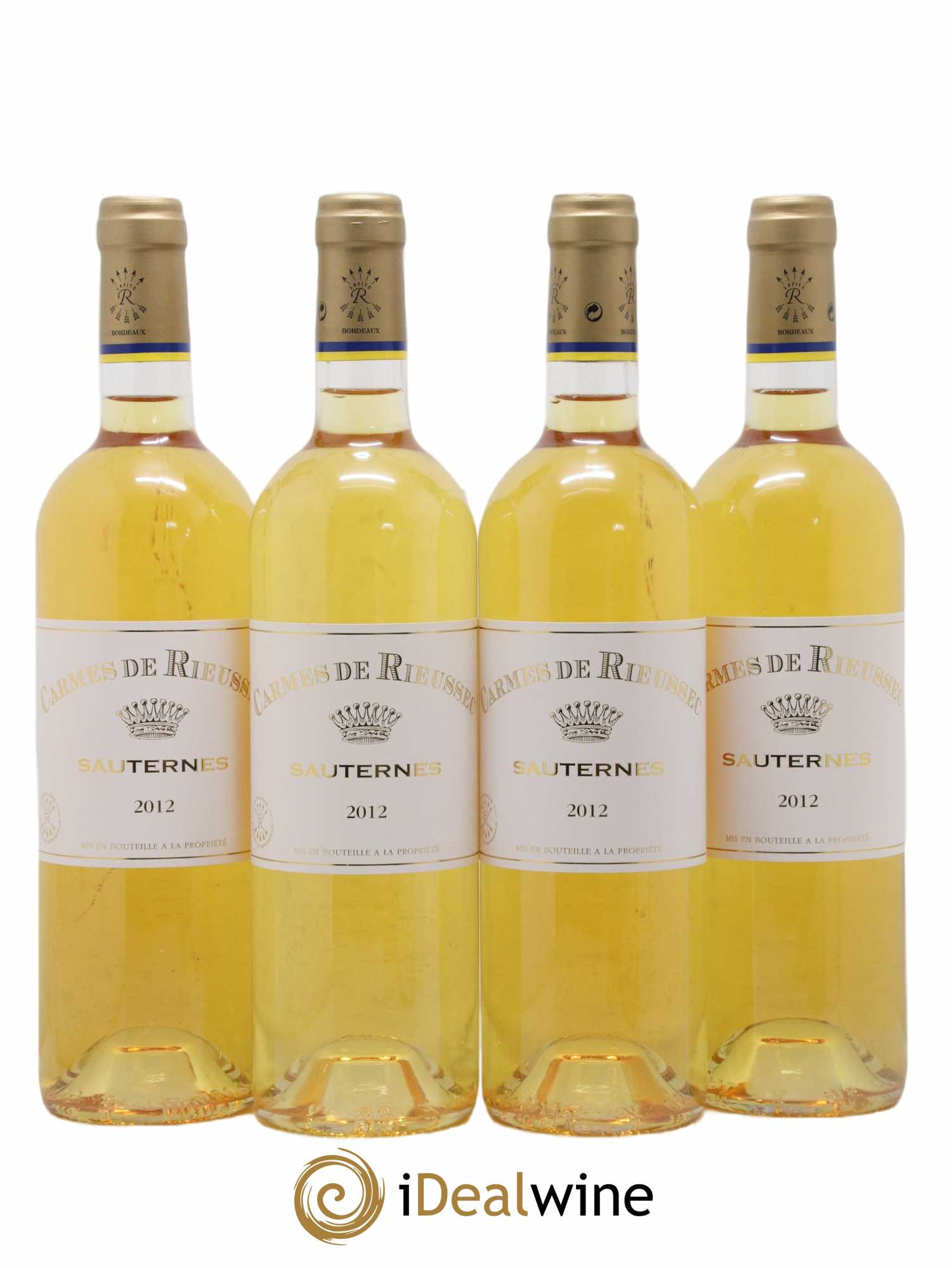 Carmes de Rieussec 2012 - Posten von 4 Flaschen - 0