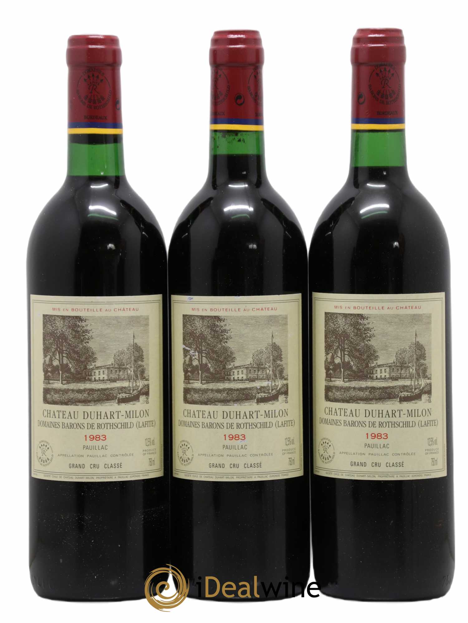 Château Duhart-Milon 4ème Grand Cru Classé 1983 - Lot de 12 bouteilles - 1