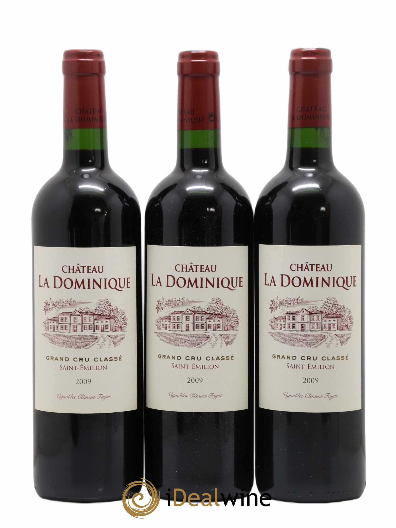 Château la Dominique Grand Cru Classé 2009 - Lot de 12 bouteilles - 1