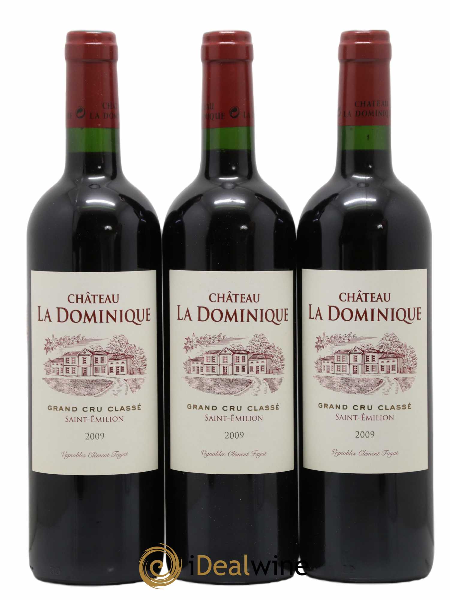 Château la Dominique Grand Cru Classé 2009 - Lot de 12 bouteilles - 1