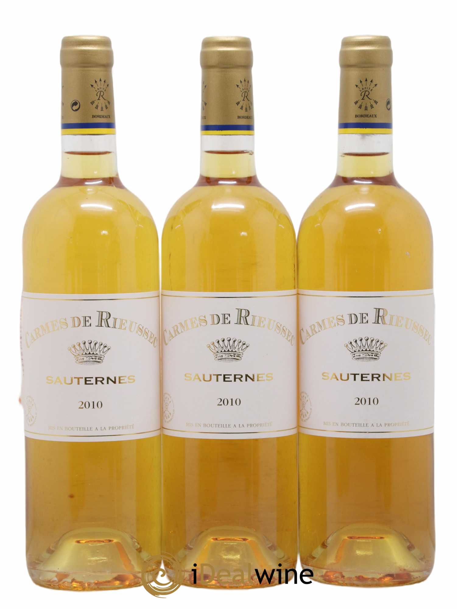 Carmes de Rieussec 2010 - Posten von 6 Flaschen - 2