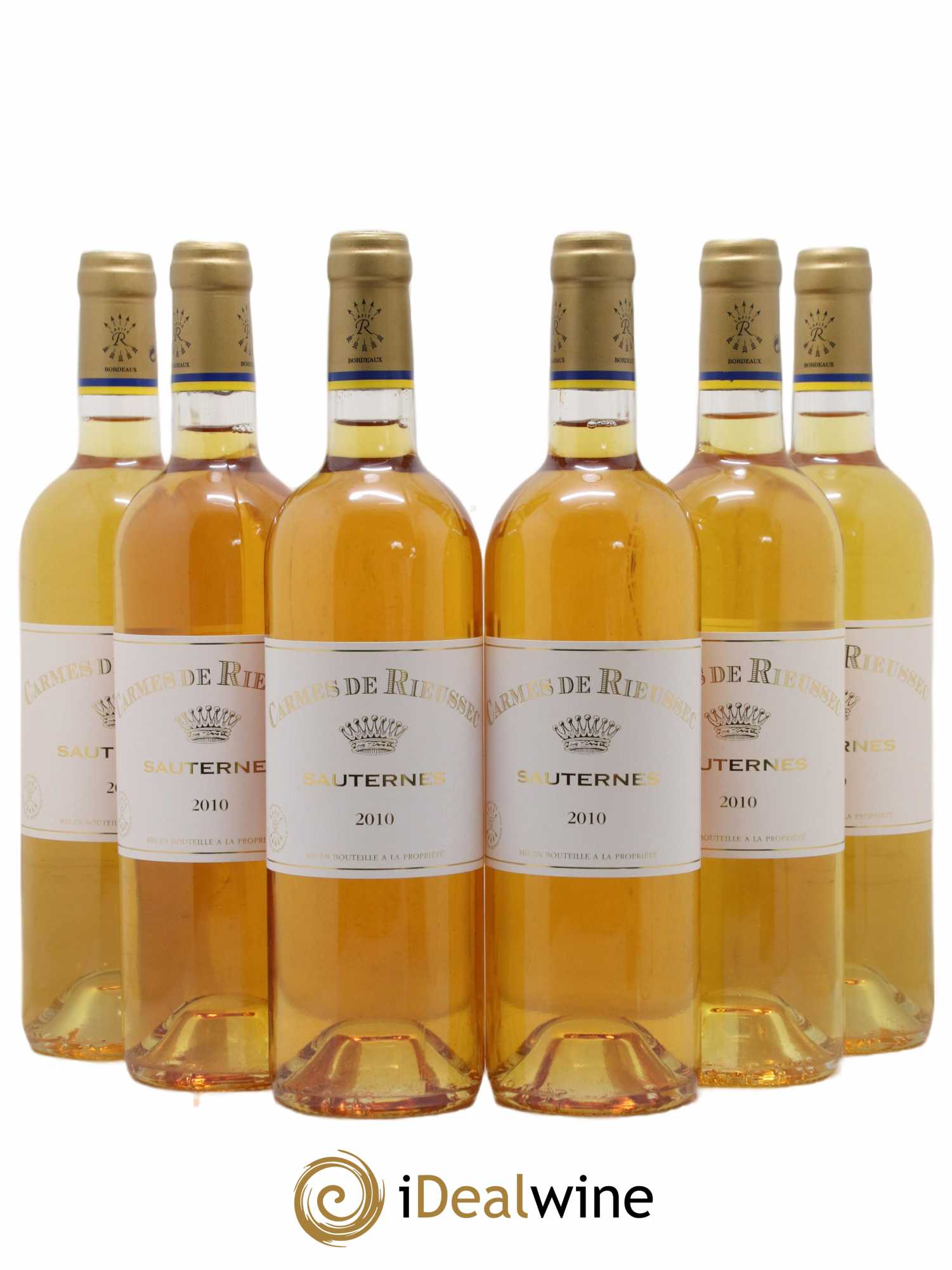Carmes de Rieussec 2010 - Posten von 6 Flaschen - 0