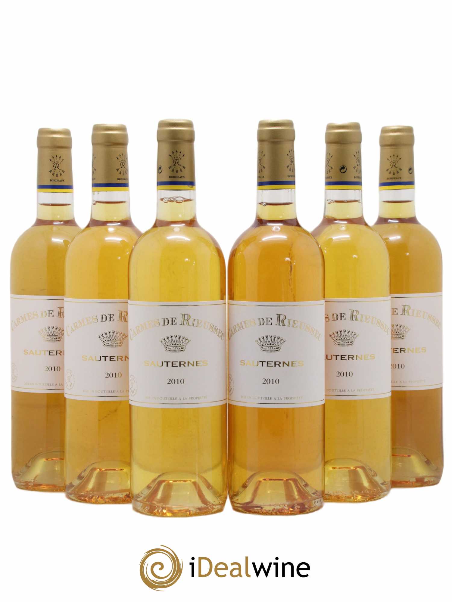 Carmes de Rieussec 2010 - Posten von 6 Flaschen - 0
