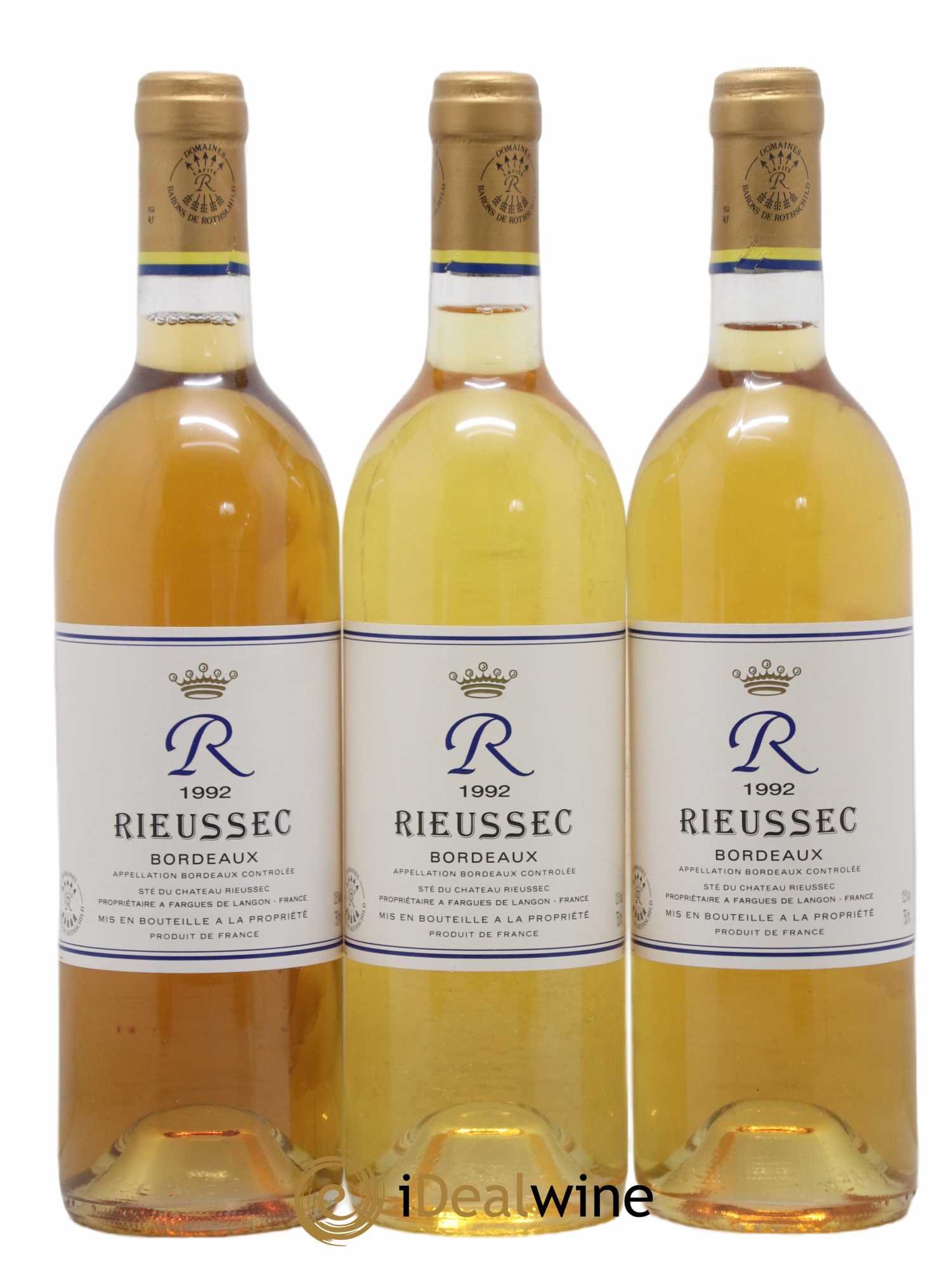 R de Rieussec 1992 - Lot of 12 bottles - 1