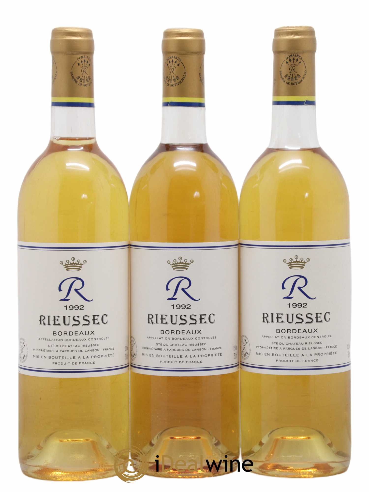 R de Rieussec 1992 - Lot of 12 bottles - 4