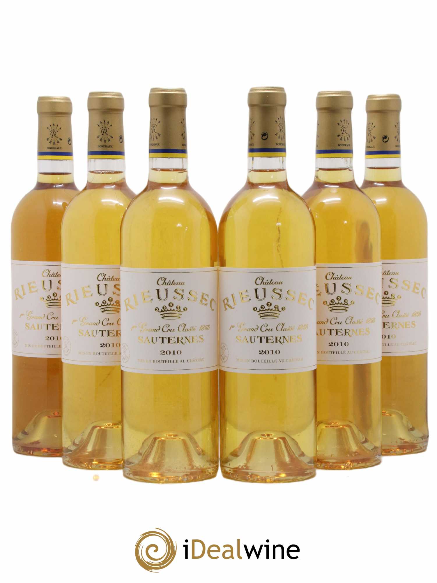 Château Rieussec 1er Grand Cru Classé 2010 - Lotto di 6 bottiglie - 0