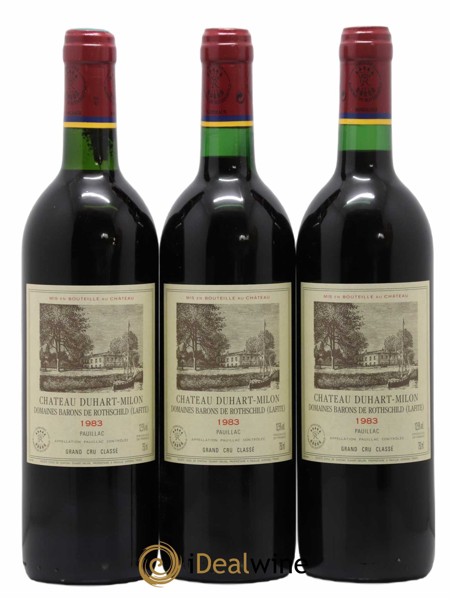 Château Duhart-Milon 4ème Grand Cru Classé 1983 - Lot de 12 bouteilles - 4
