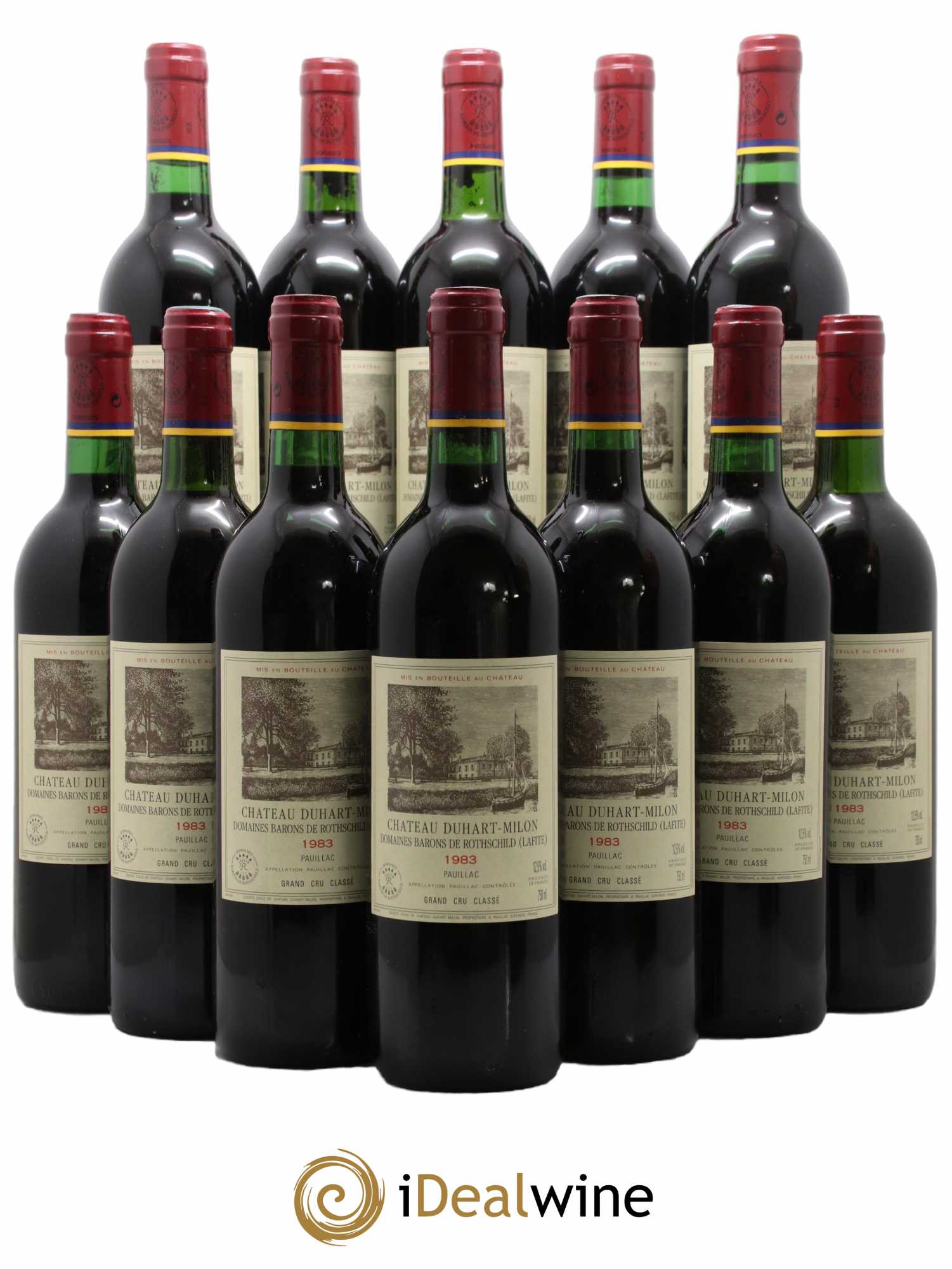 Château Duhart-Milon 4ème Grand Cru Classé 1983 - Lot de 12 bouteilles - 0