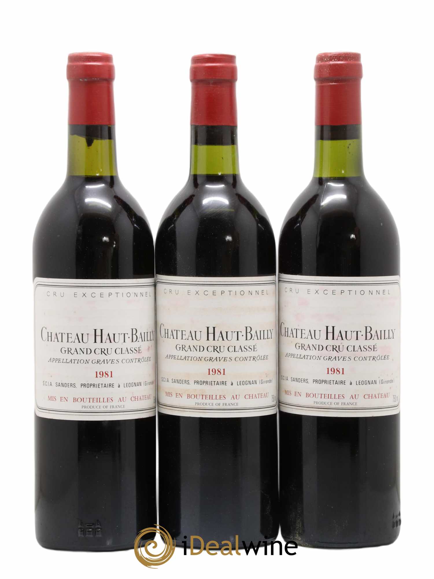Château Haut-Bailly Cru Classé de Graves 1981 - Lot de 12 bouteilles - 2