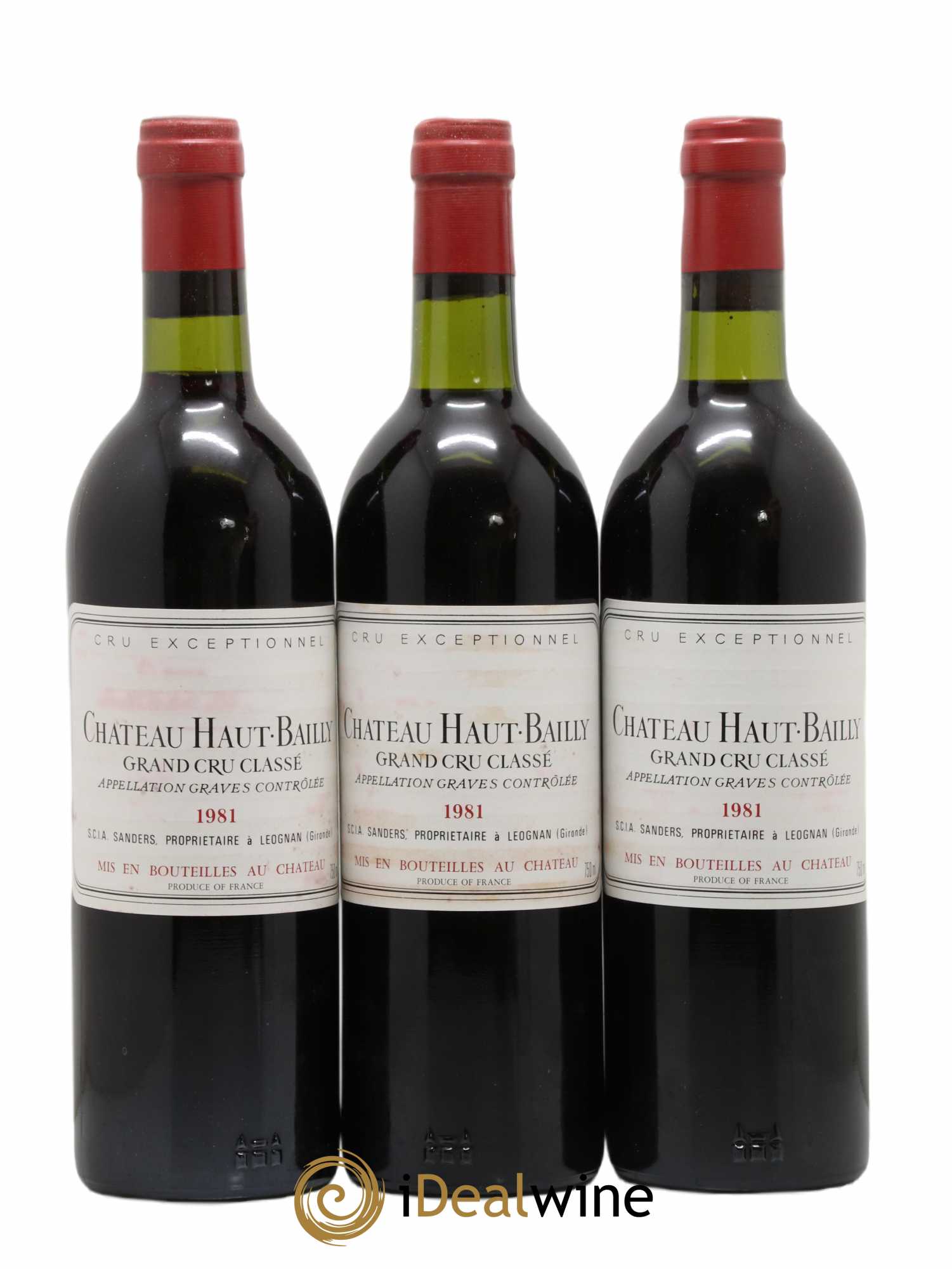 Château Haut-Bailly Cru Classé de Graves 1981 - Lot de 12 bouteilles - 4