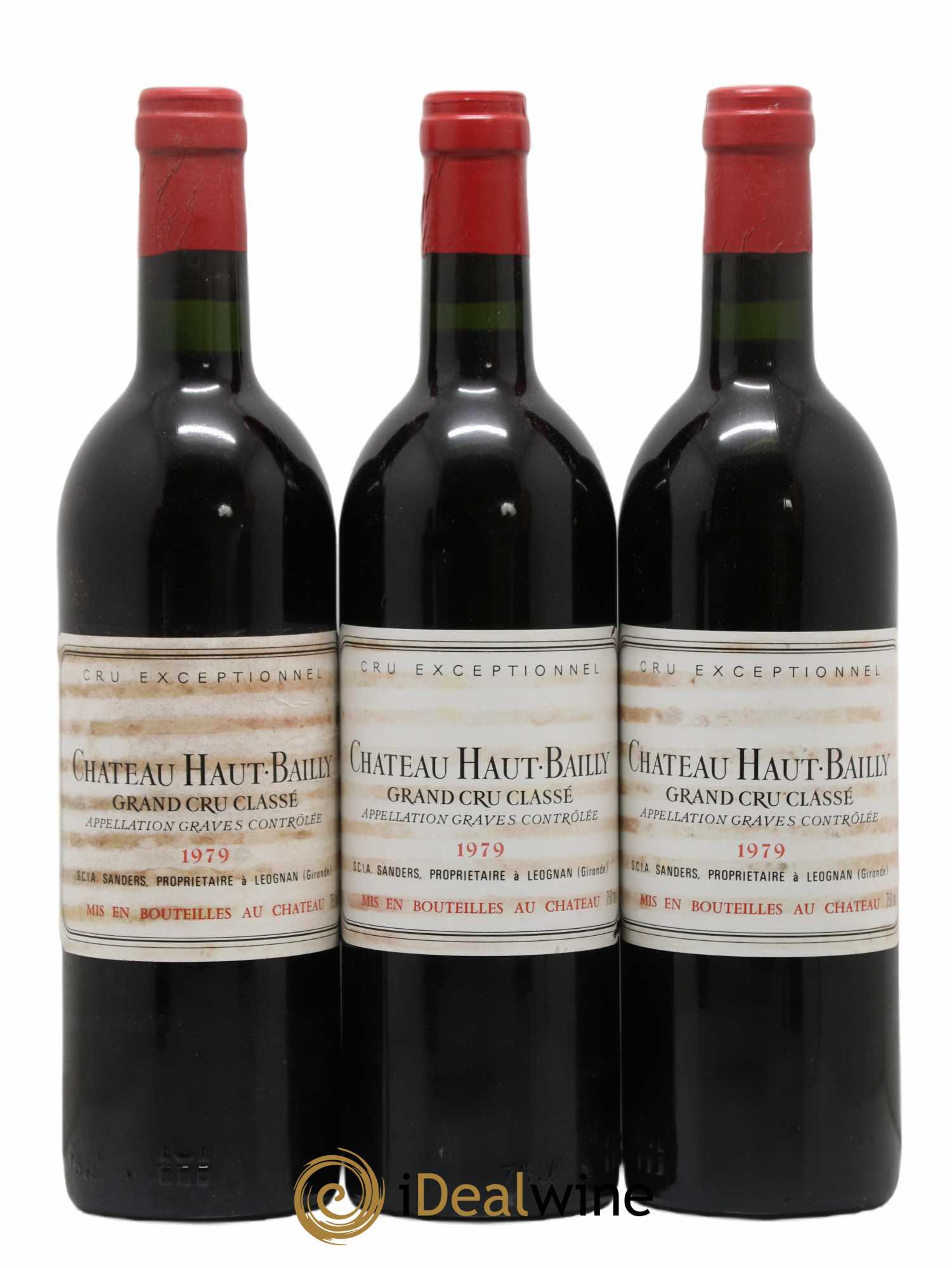 Château Haut-Bailly Cru Classé de Graves 1979 - Lot de 12 bouteilles - 1