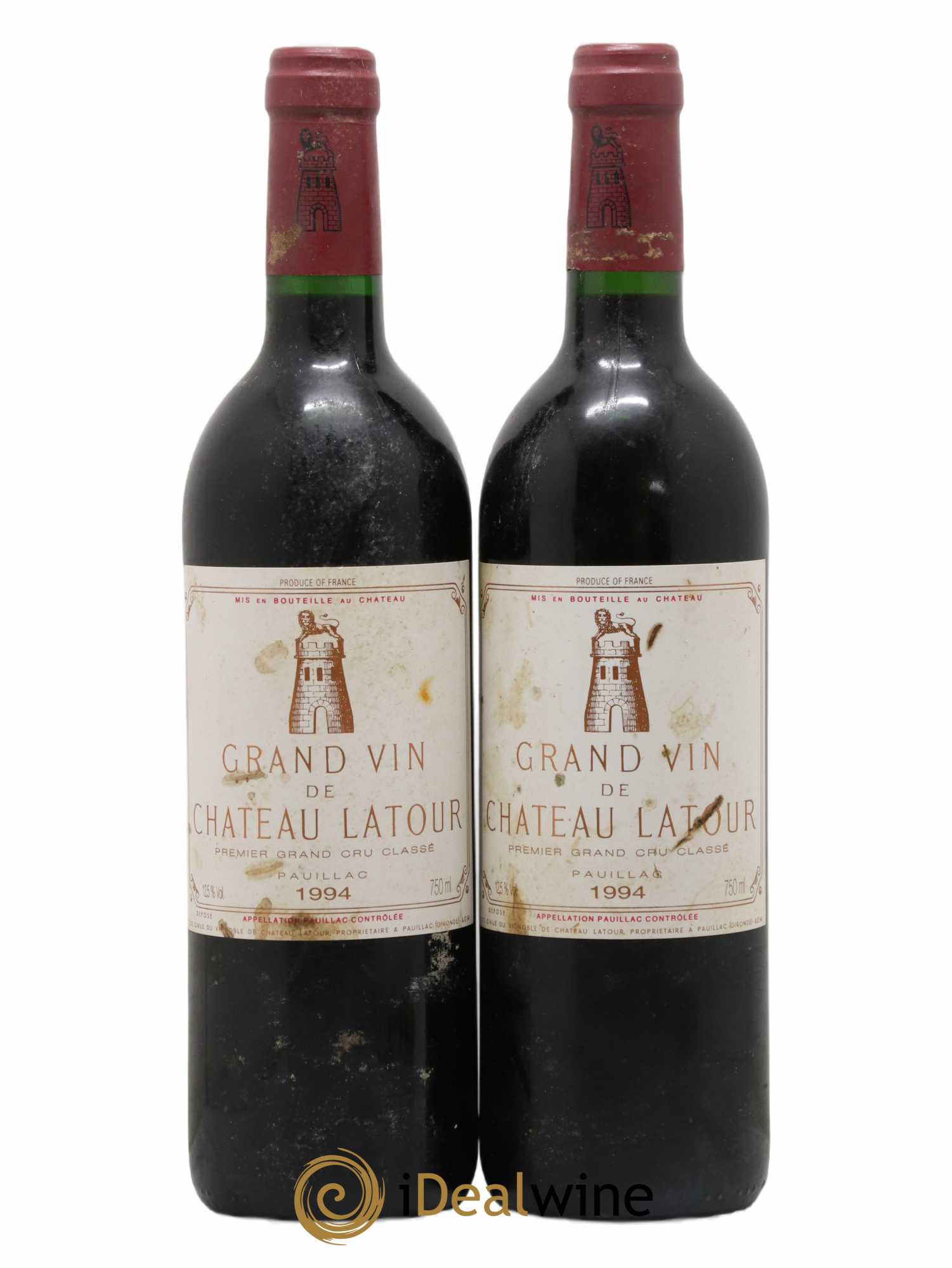 Château Latour 1er Grand Cru Classé 1994 - Lot de 2 bouteilles - 0