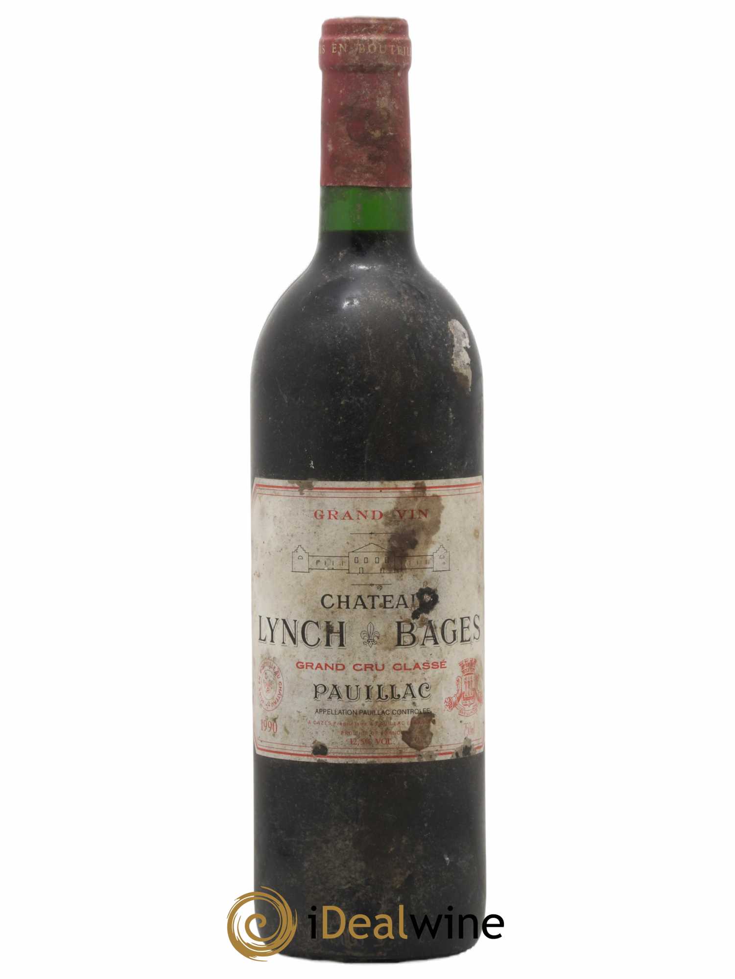 Château Lynch Bages 5ème Grand Cru Classé 1990 - Lot de 1 bouteille - 0