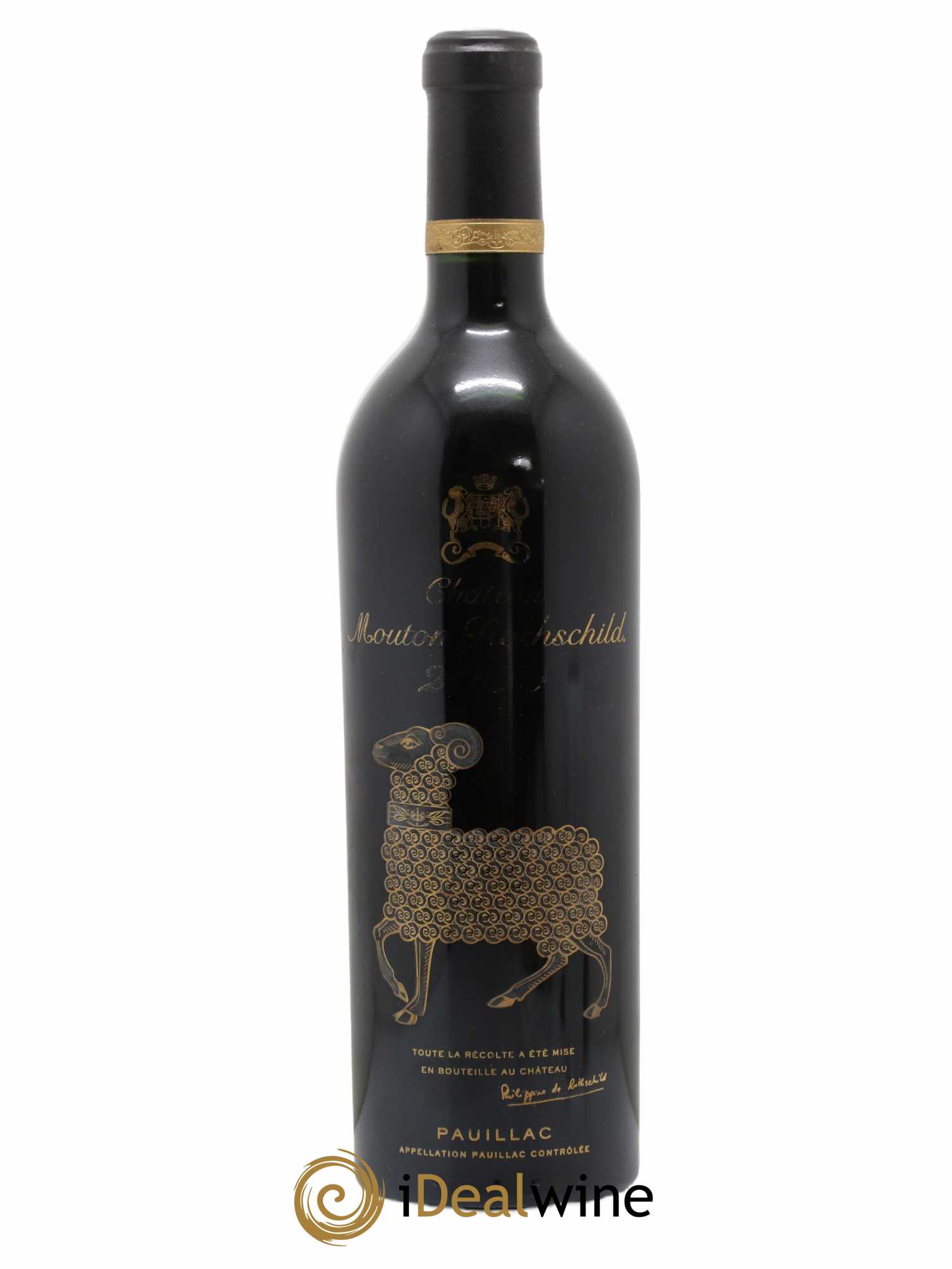 Château Mouton Rothschild 1er Grand Cru Classé 2000 - Lot de 1 bouteille - 0