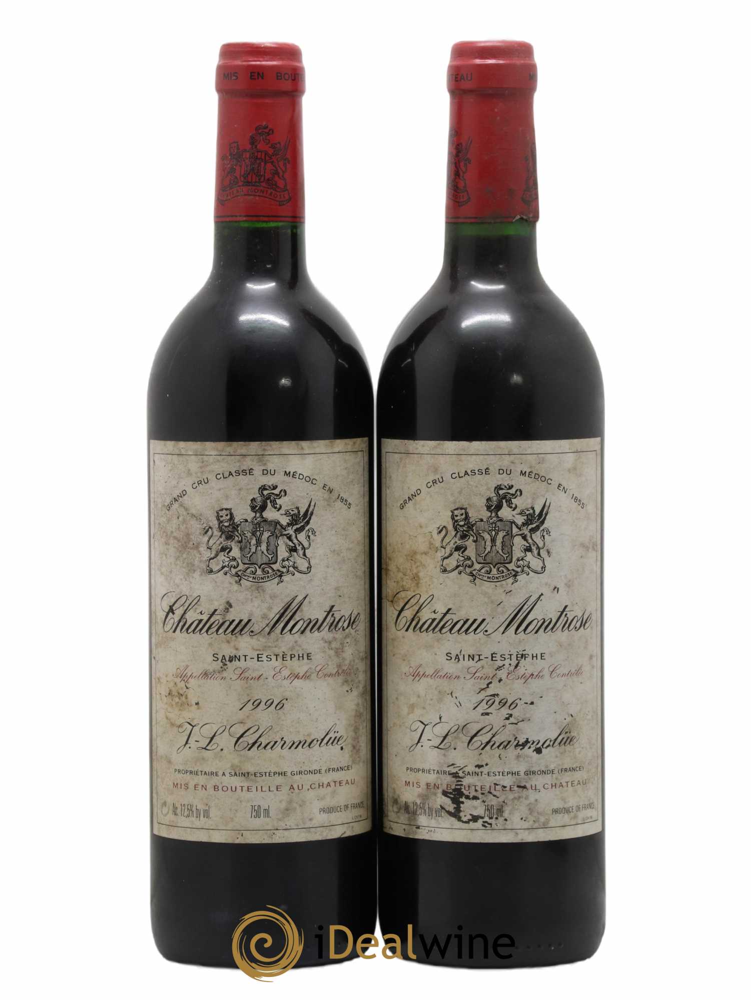 Château Montrose 2ème Grand Cru Classé 1996 - Lot de 2 bouteilles - 0