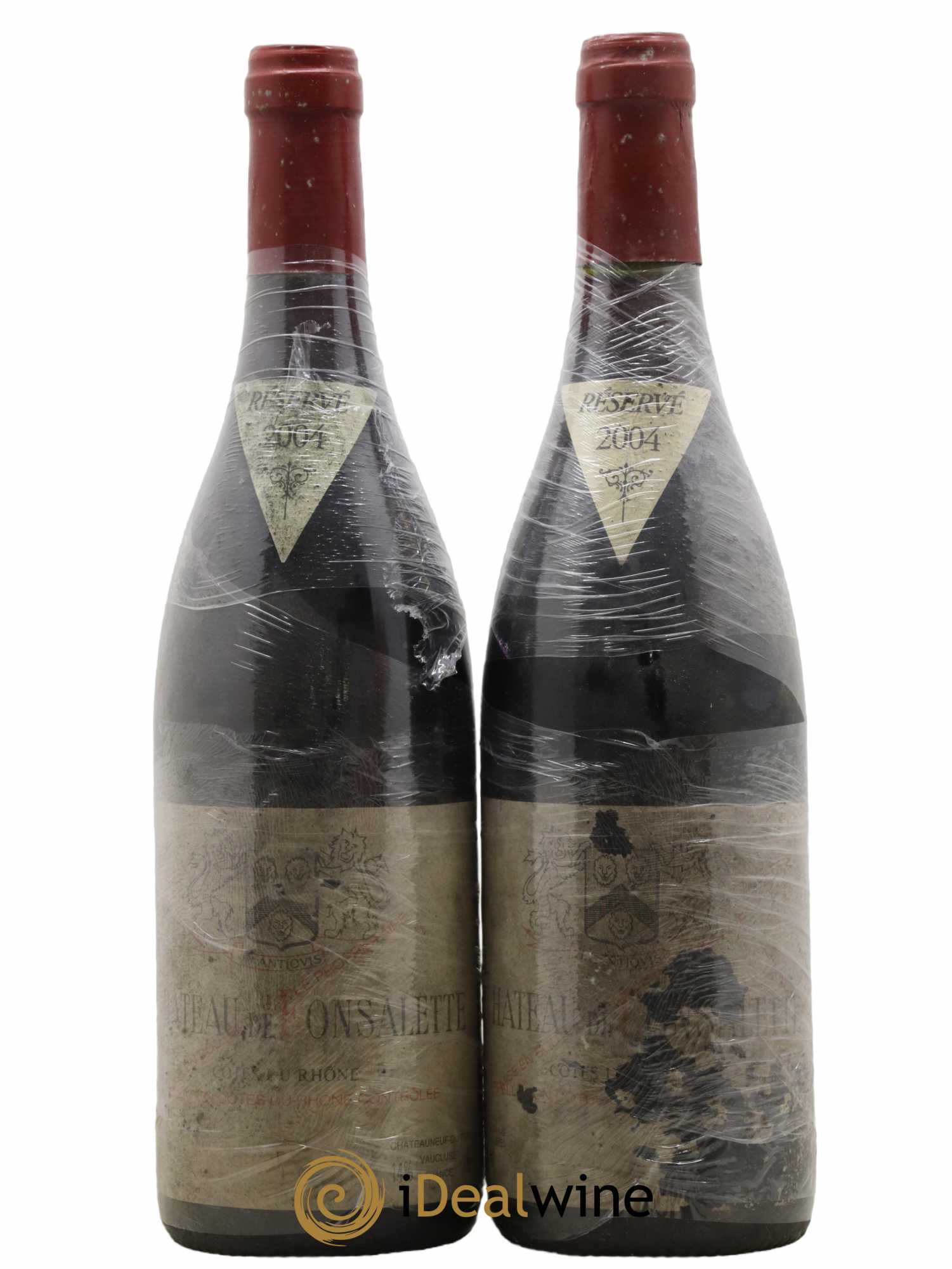 Côtes-du-Rhône Château de Fonsalette Emmanuel Reynaud 2004 - Lot de 2 bouteilles - 0