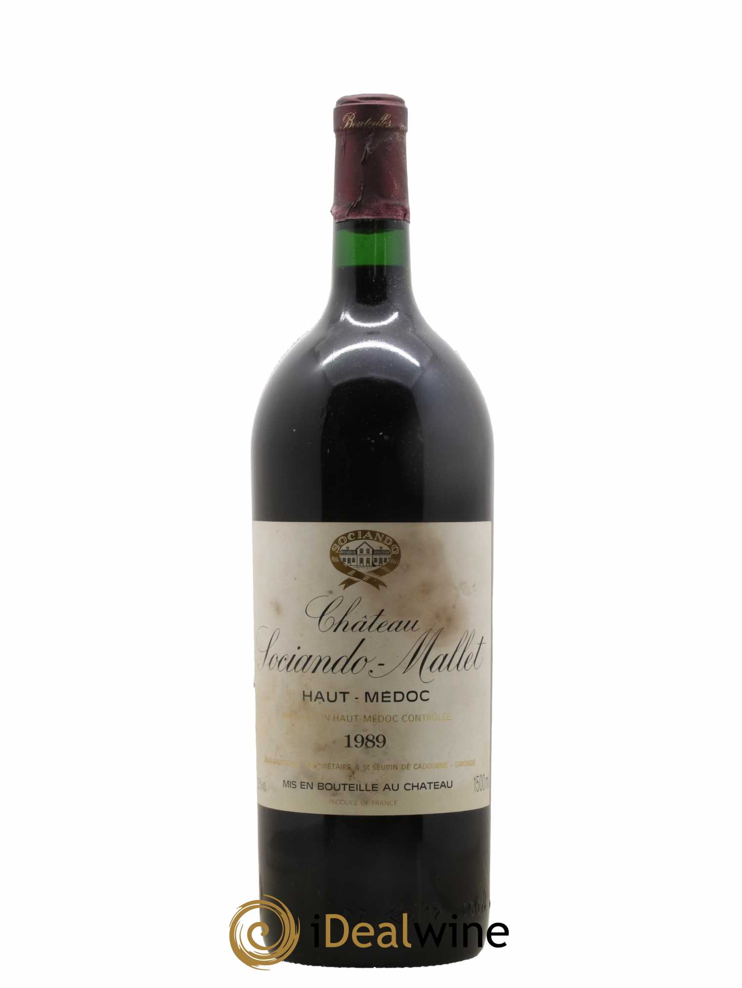 Château Sociando Mallet 1989 - Lot de 1 magnum - 0