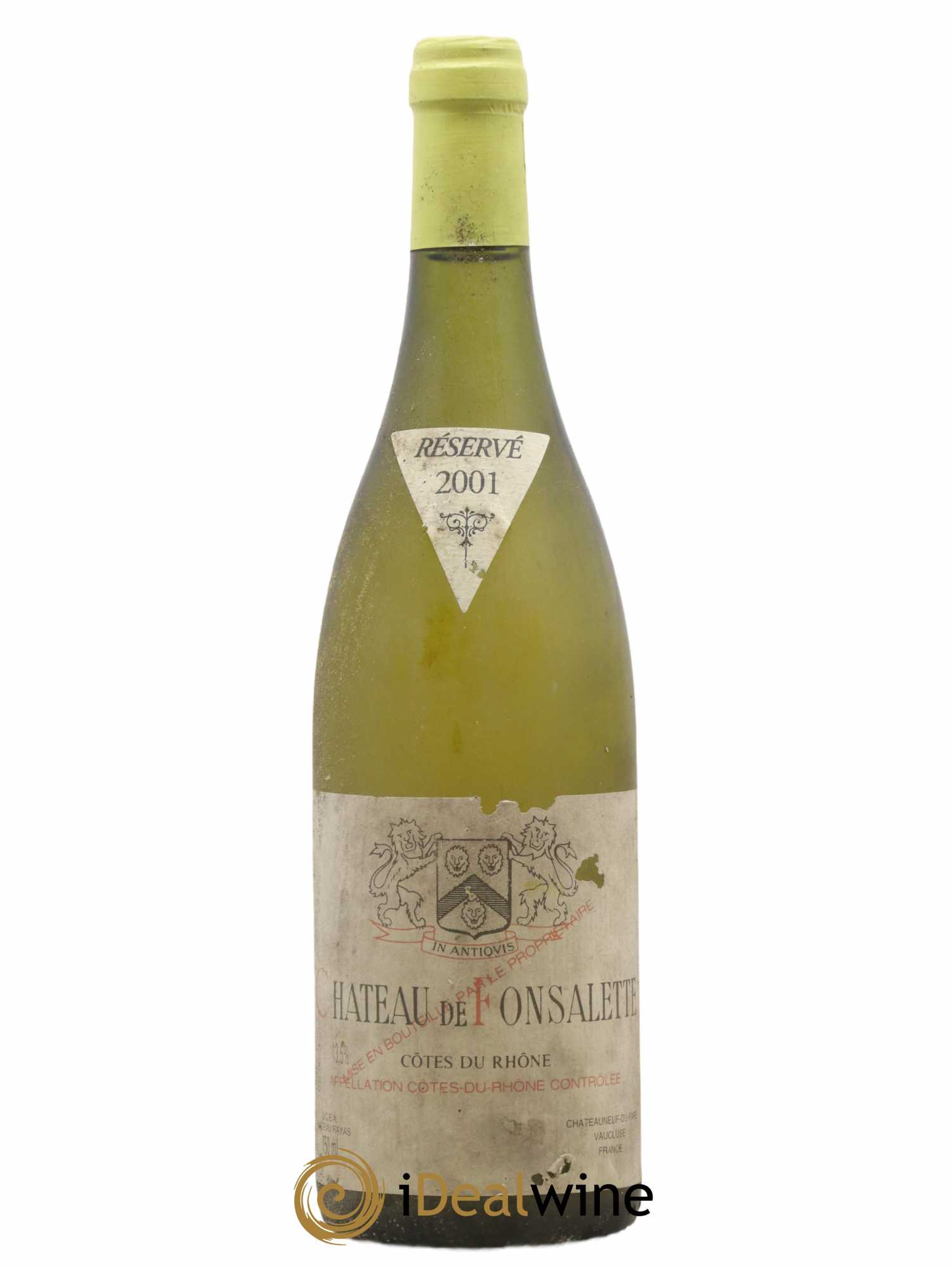 Côtes-du-Rhône Château de Fonsalette Emmanuel Reynaud 2001 - Lot de 1 bouteille - 0