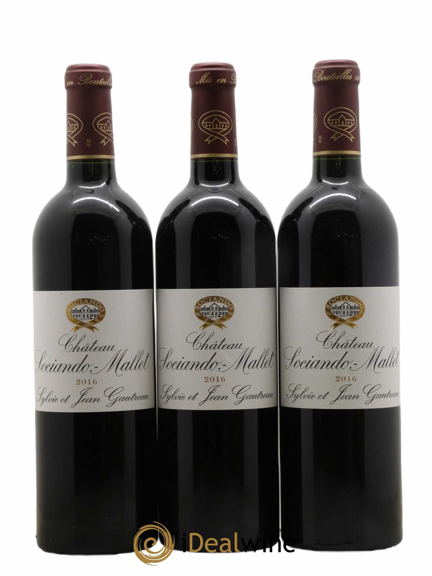 Château Sociando Mallet 2016 - Lot de 6 bouteilles - 2