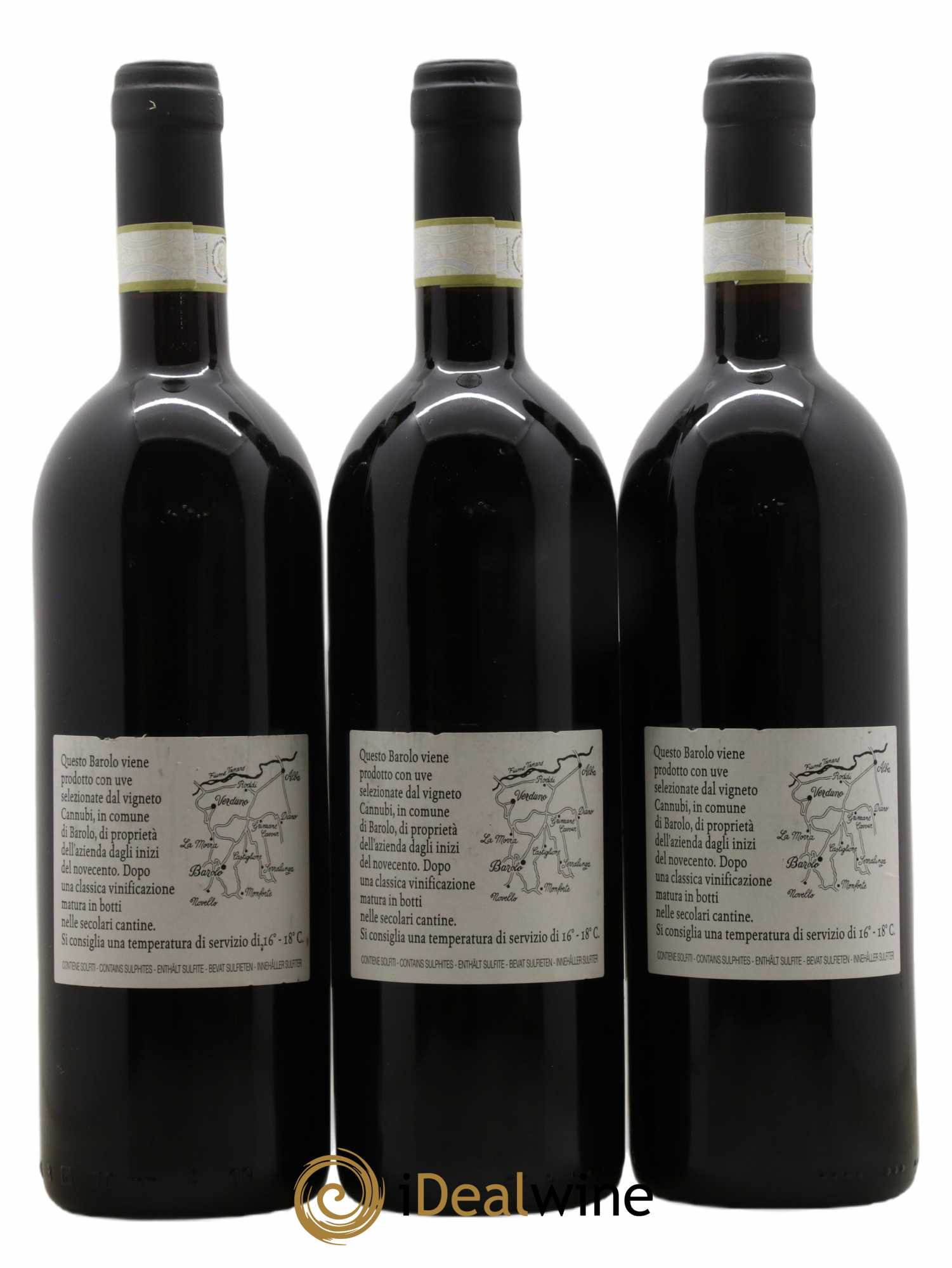 Barolo DOCG Cannubi Comm. Giovan Battista Burlotto 2011 - Lot de 3 bouteilles - 1